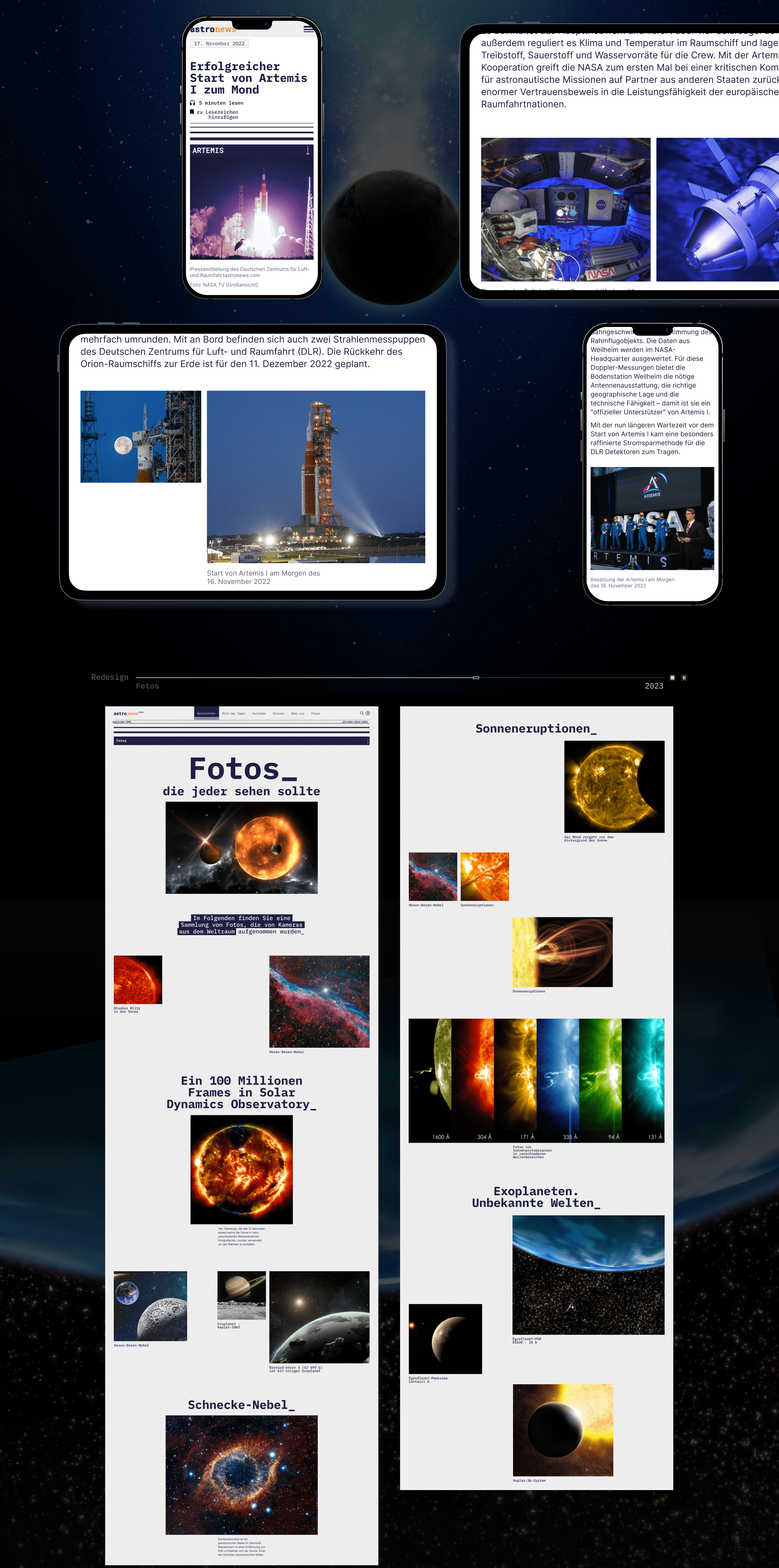 Новостной сайт "Astronews" — Изображение №14 — Интерфейсы на Dprofile