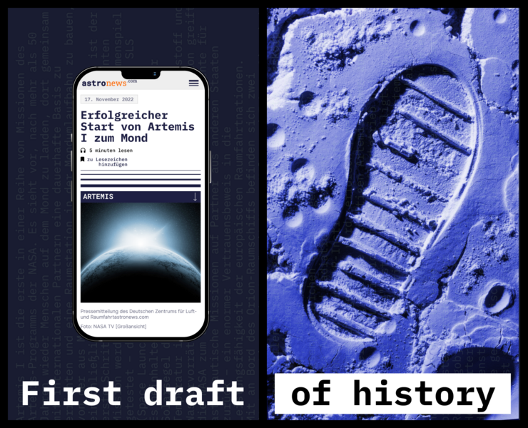 Новостной сайт "Astronews" — Интерфейсы на Dprofile