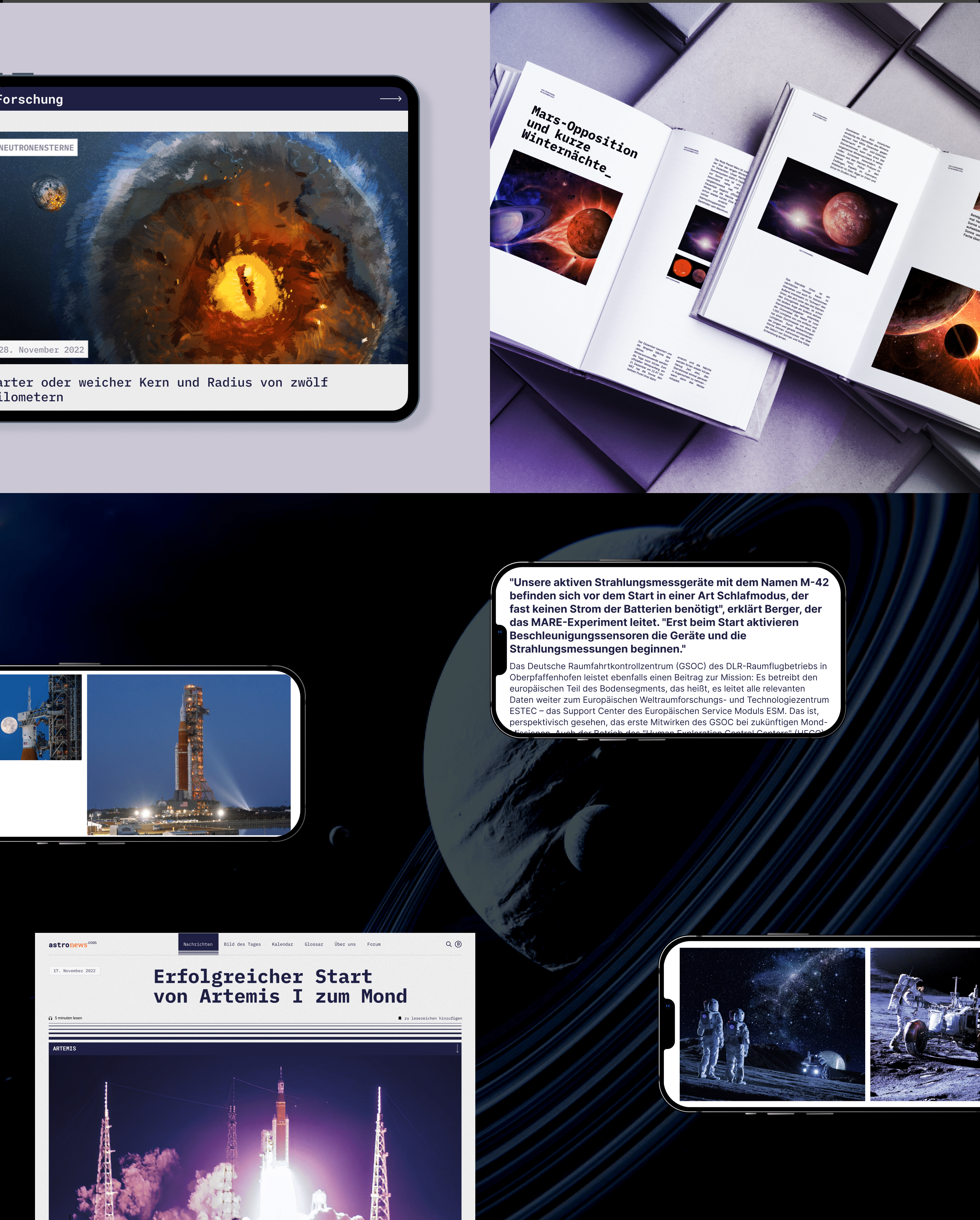 Новостной сайт "Astronews" — Изображение №12 — Интерфейсы на Dprofile
