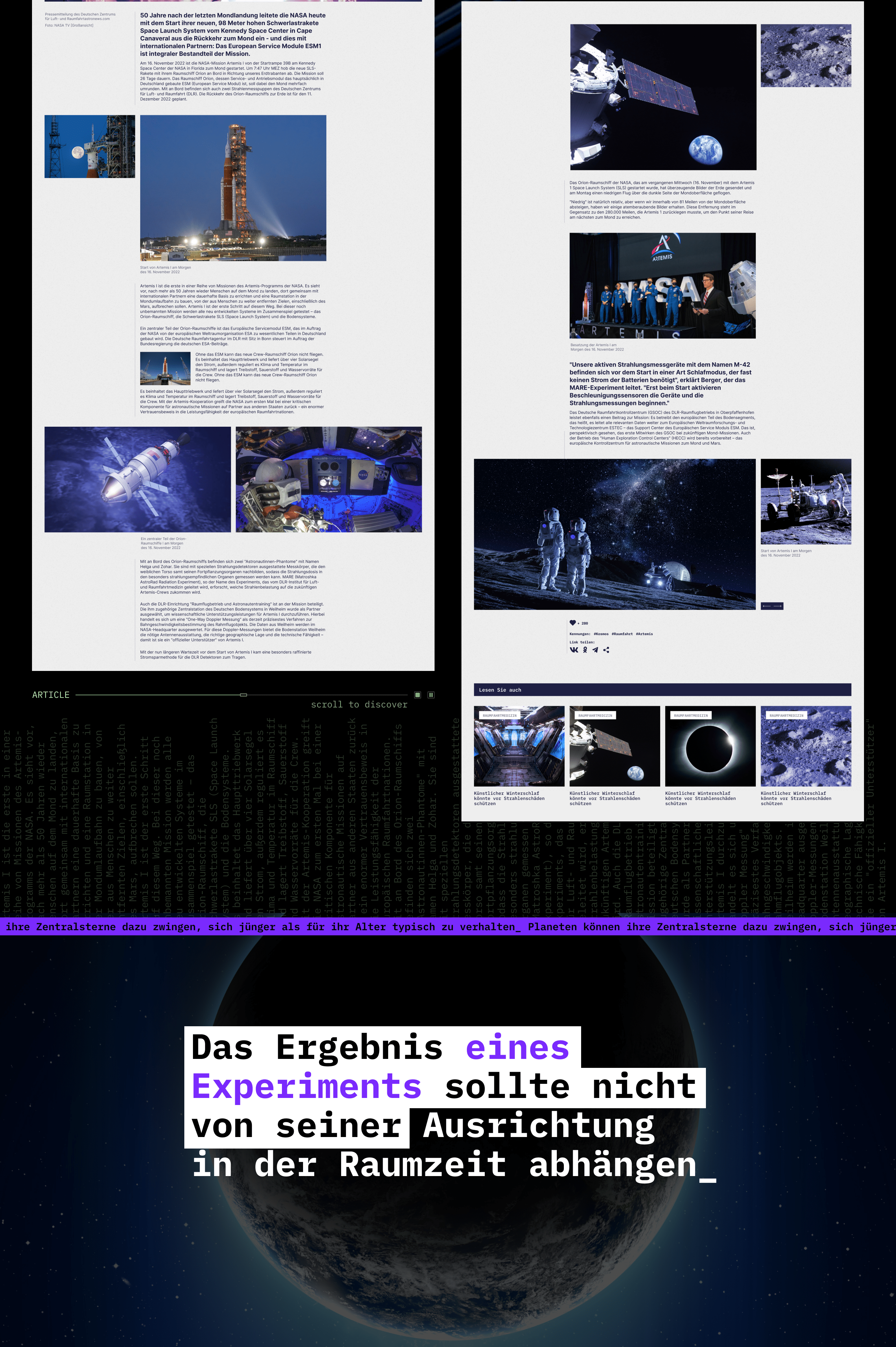 Новостной сайт "Astronews" — Изображение №13 — Интерфейсы на Dprofile