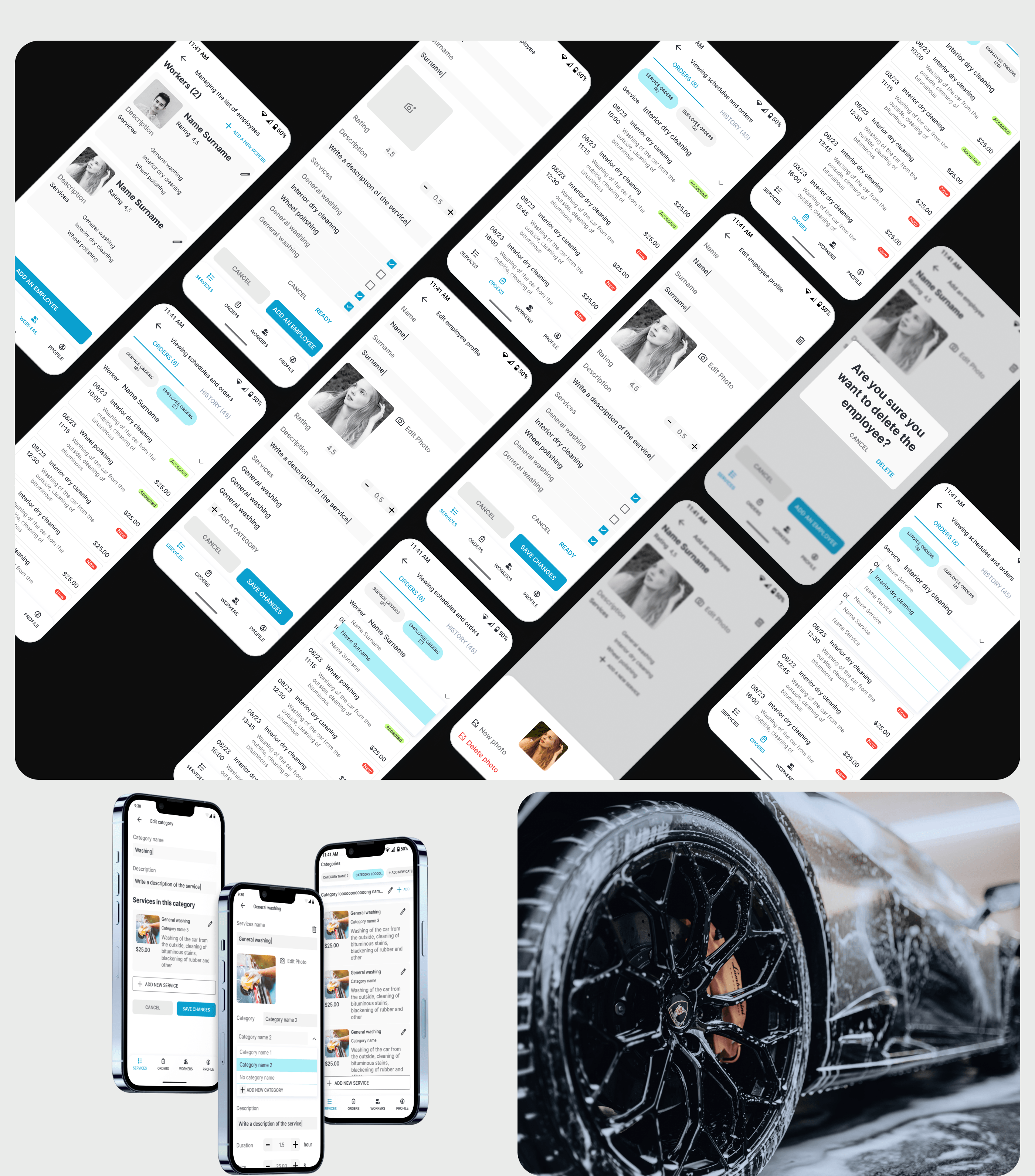 Мобильное приложение "Автомойка" — Изображение №8 — Интерфейсы на Dprofile