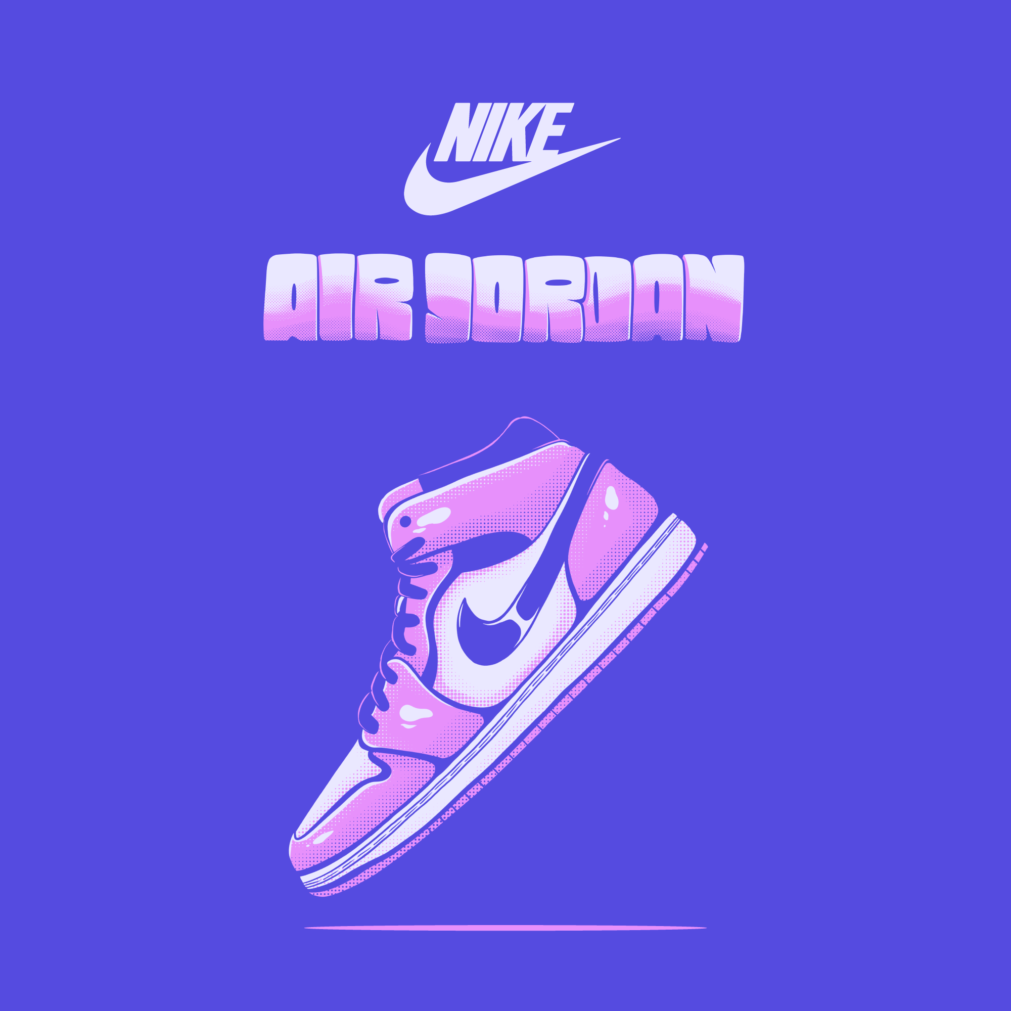 Nike Air Jordan Illustrations & Digital Vibes — Изображение №1 — Иллюстрация, Анимация на Dprofile