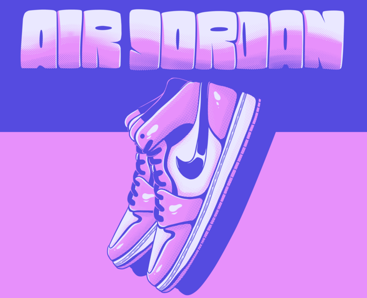 Nike Air Jordan Illustrations & Digital Vibes — Иллюстрация, Анимация на Dprofile