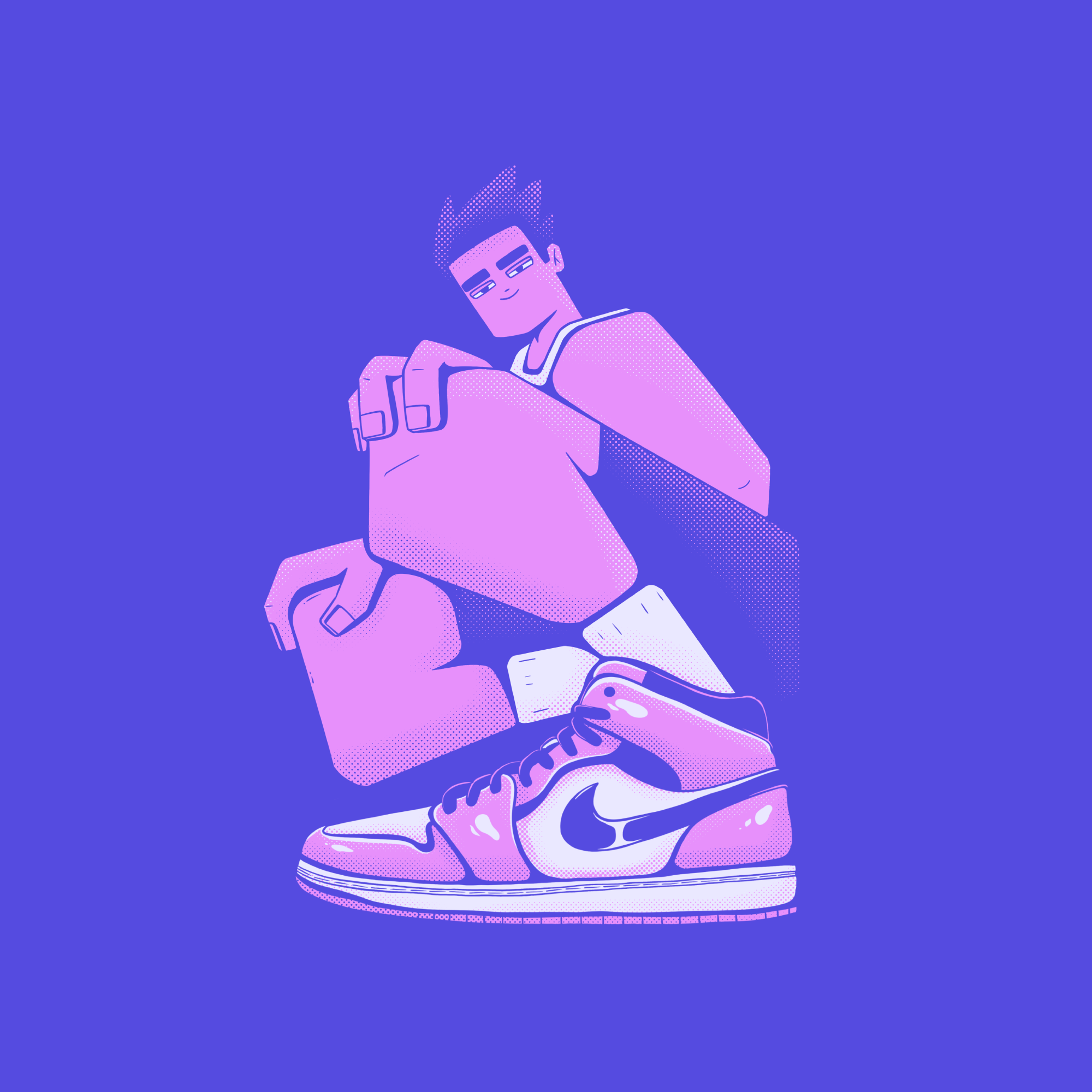 Nike Air Jordan Illustrations & Digital Vibes — Изображение №2 — Иллюстрация, Анимация на Dprofile