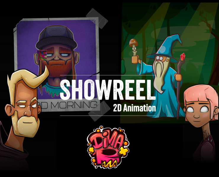 2D Animation Showreel — Анимация на Dprofile