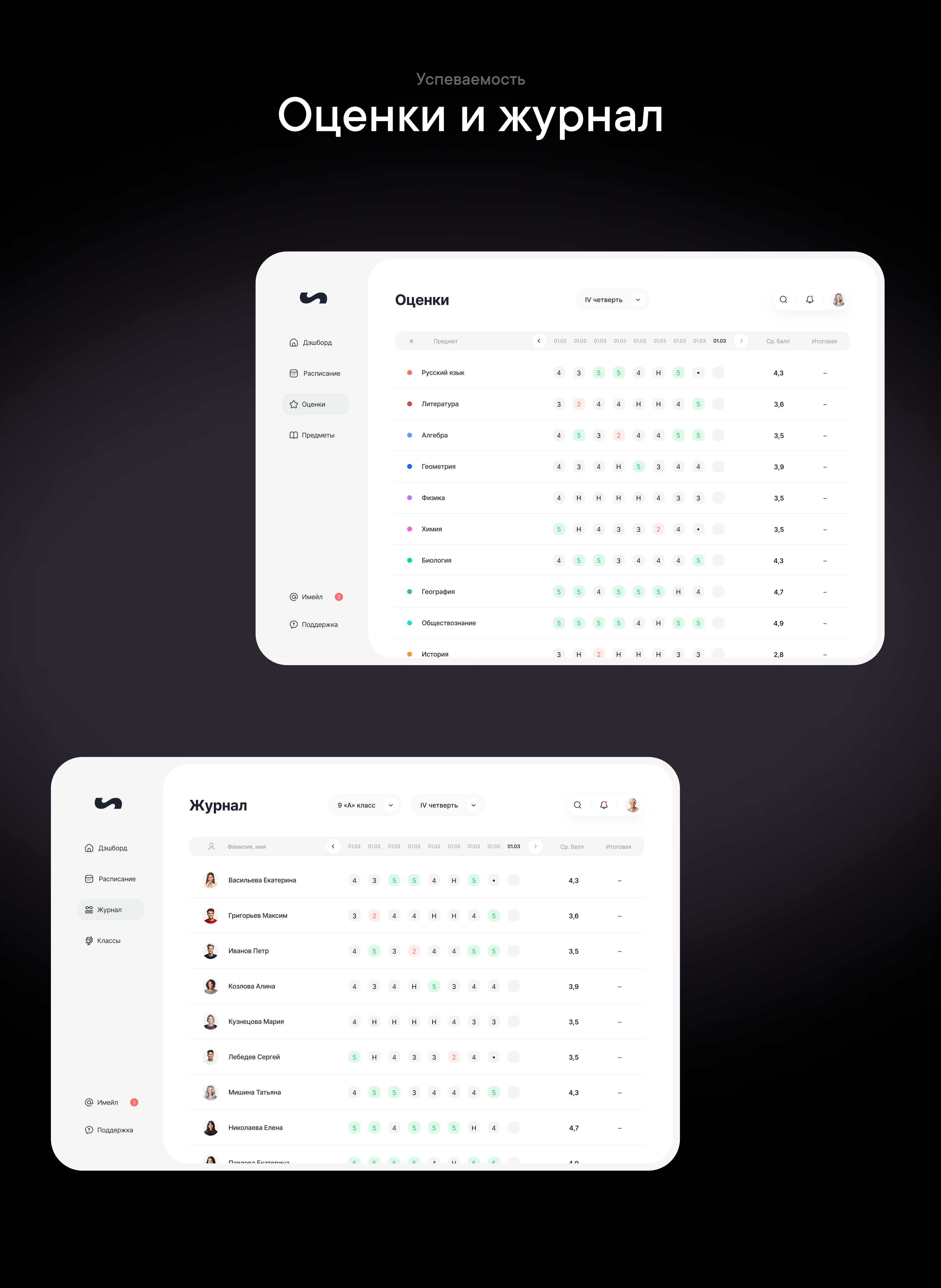 Scribo — Платформа для школ — Изображение №16 — Интерфейсы на Dprofile