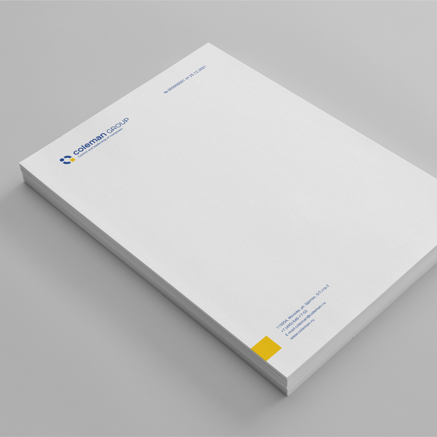 COLEMAN GROUP — Изображение №16 — Брендинг на Dprofile