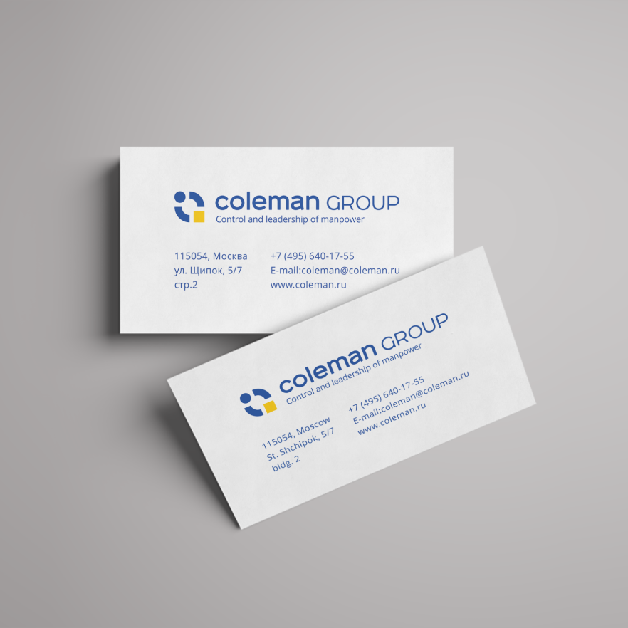 COLEMAN GROUP — Изображение №17 — Брендинг на Dprofile