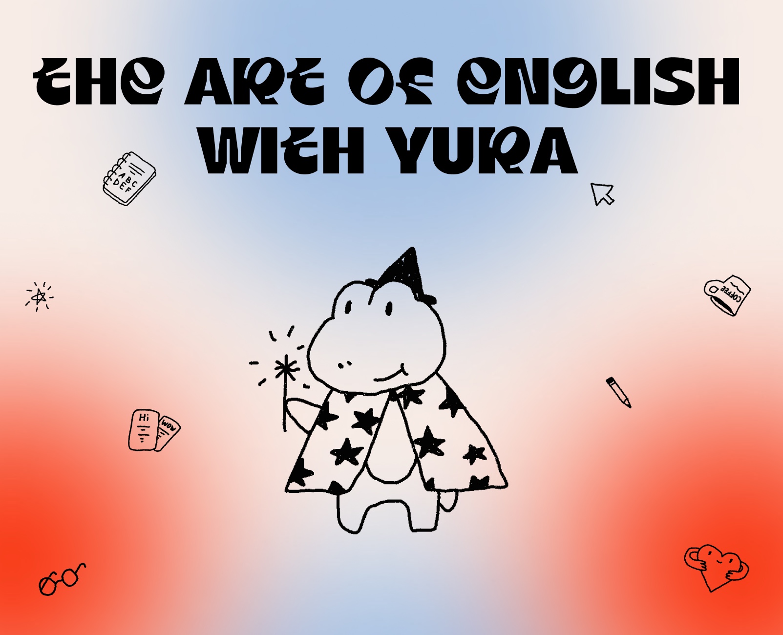 The Art of English with Yura — Брендинг, Иллюстрация на Dprofile