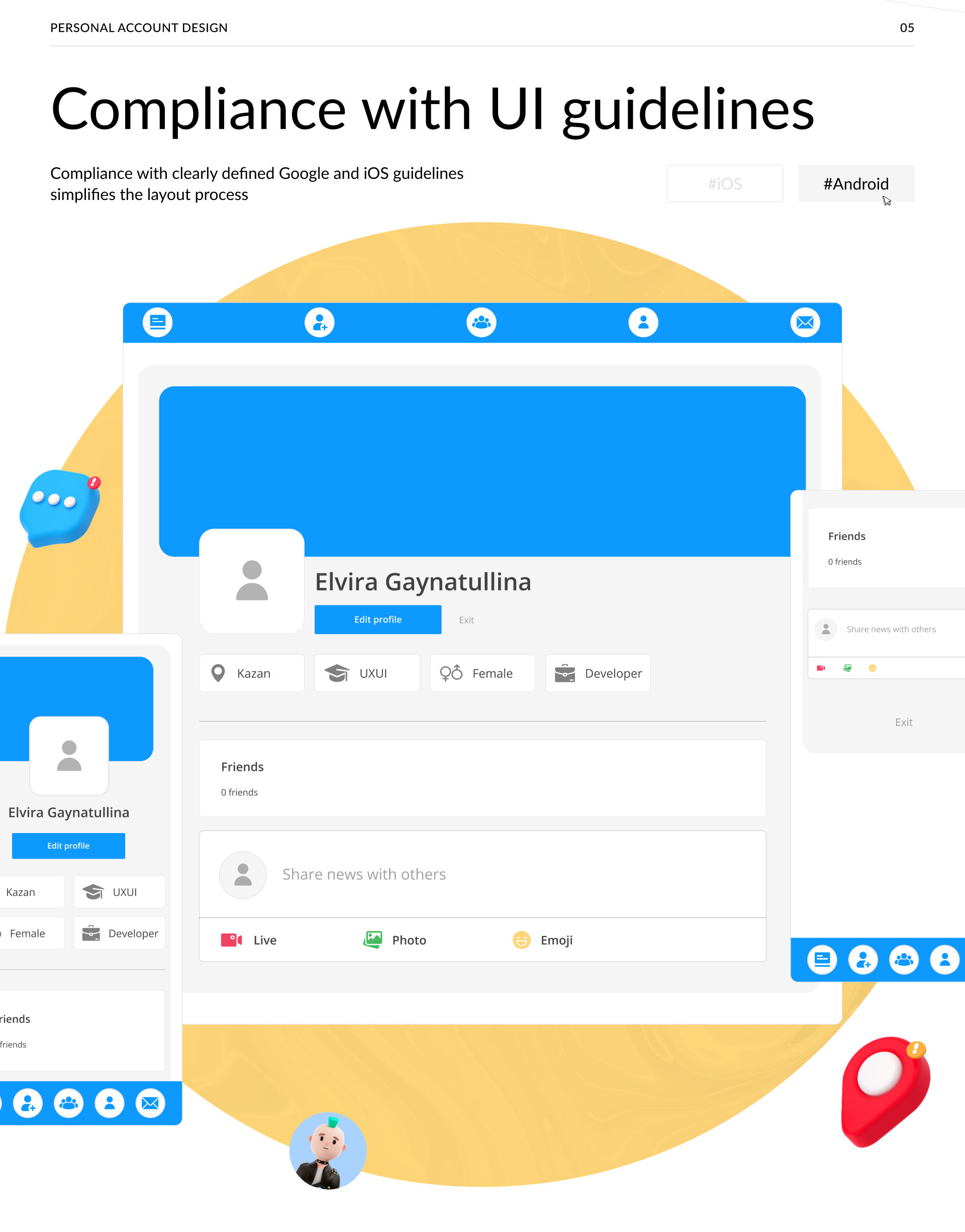 Development of desktop application, website for testers — Изображение №8 — Интерфейсы на Dprofile