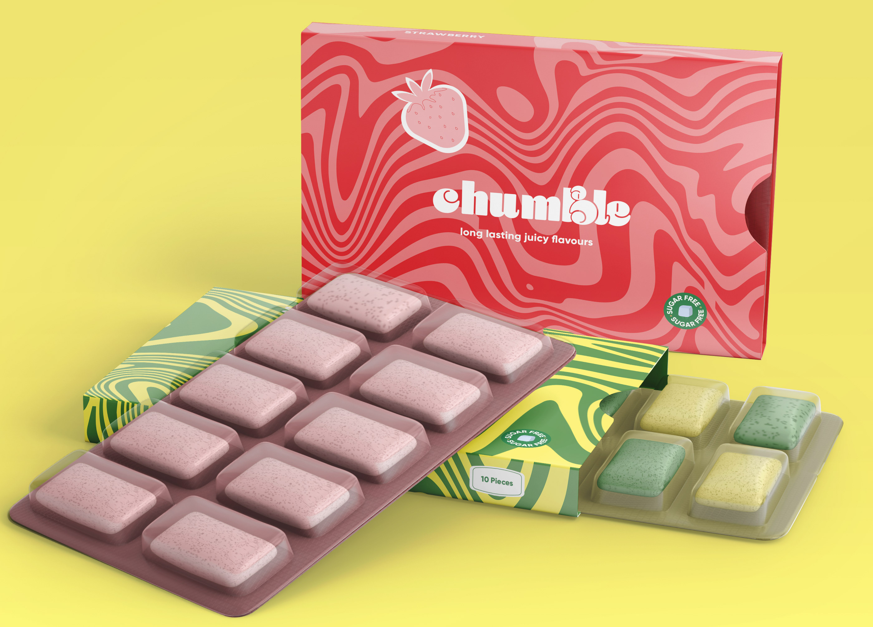 Chumble/Айдентика и упаковка для жевательной резинки — Изображение №2 — Брендинг, Графика на Dprofile