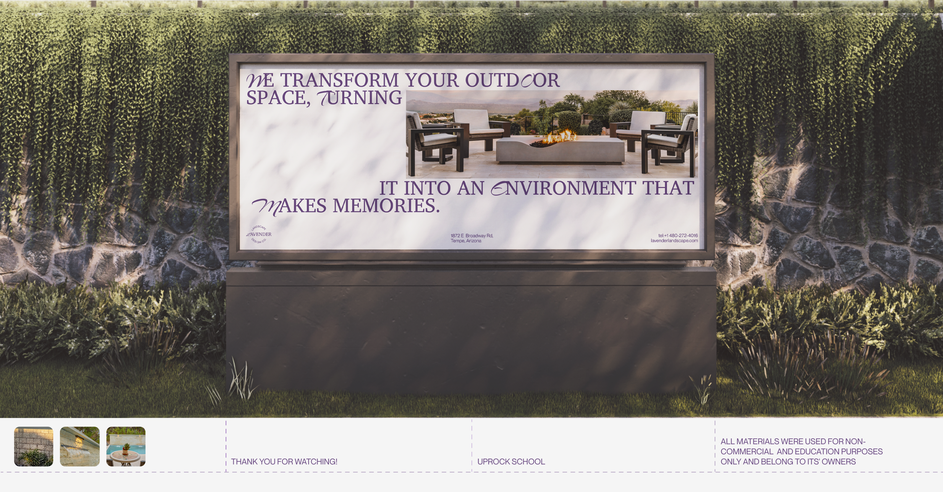 Lavender Landscape design company/landing page — Лендинг — Изображение №12 — Интерфейсы на Dprofile