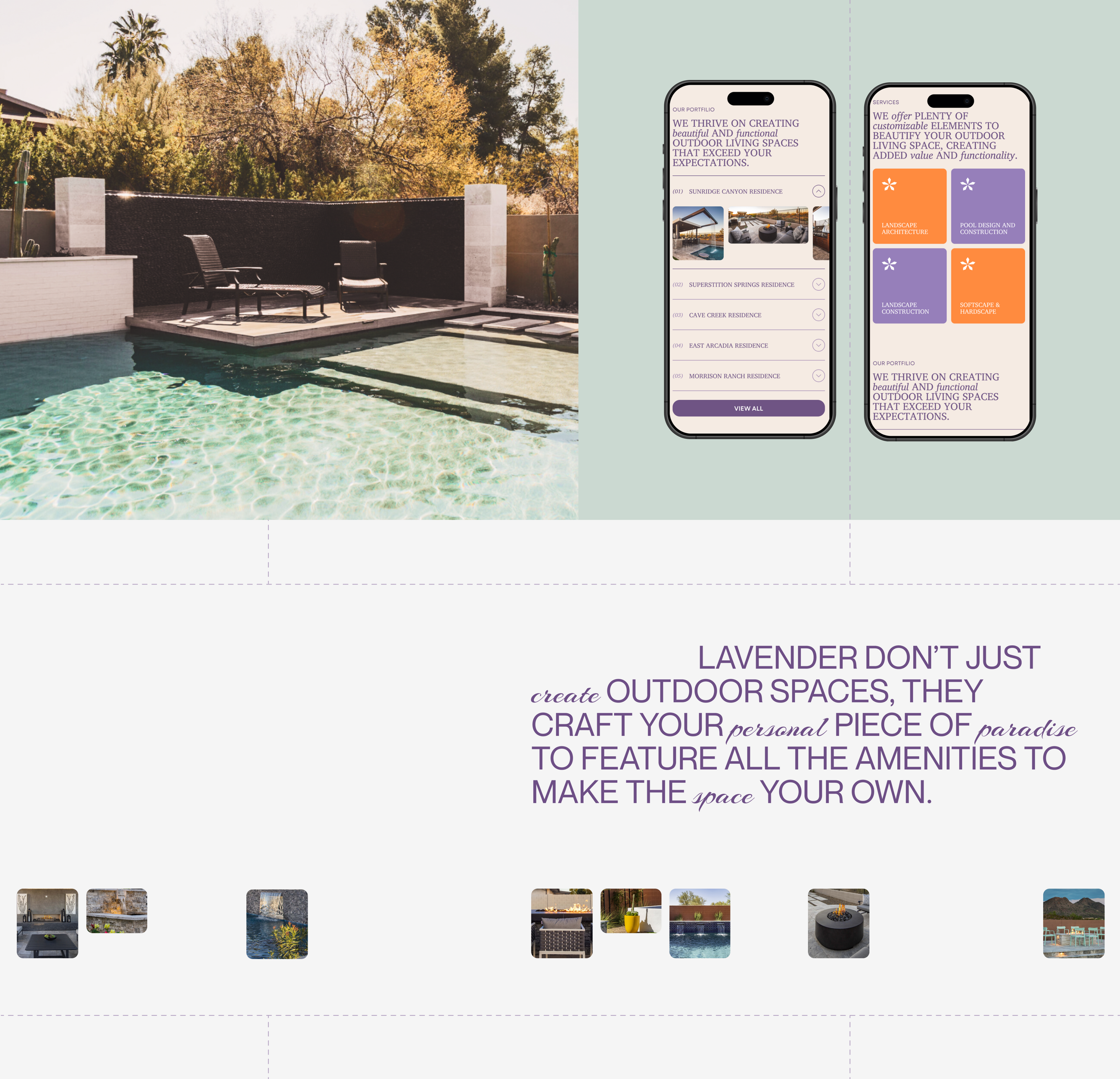 Lavender Landscape design company/landing page — Лендинг — Изображение №10 — Интерфейсы на Dprofile