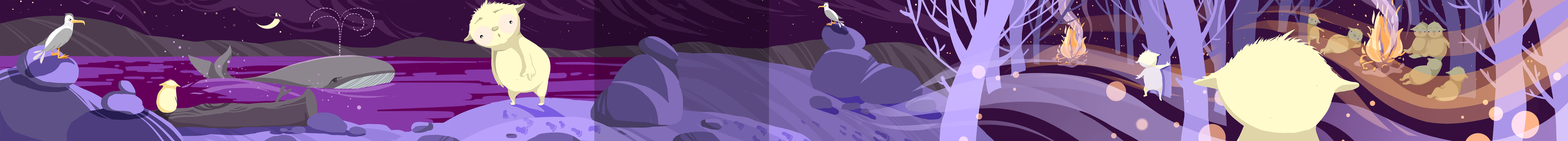 Серия иллюстраций для росписи стен — Изображение №6 — Иллюстрация на Dprofile