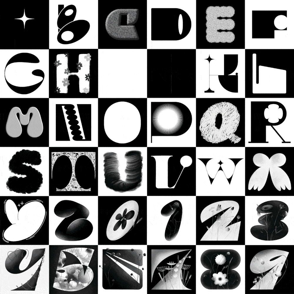 36 Days Of Type — 2023 — Изображение №2 — Иллюстрация, Анимация на Dprofile
