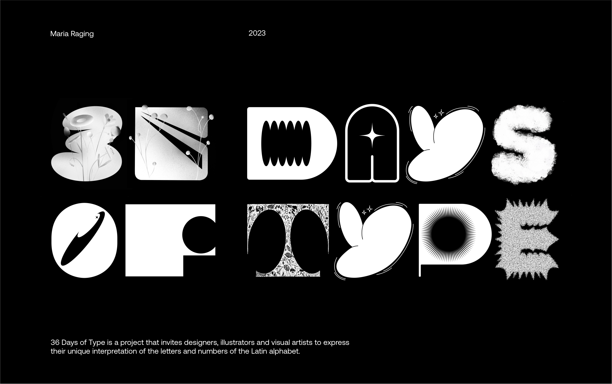 36 Days Of Type — 2023 — Изображение №1 — Иллюстрация, Анимация на Dprofile