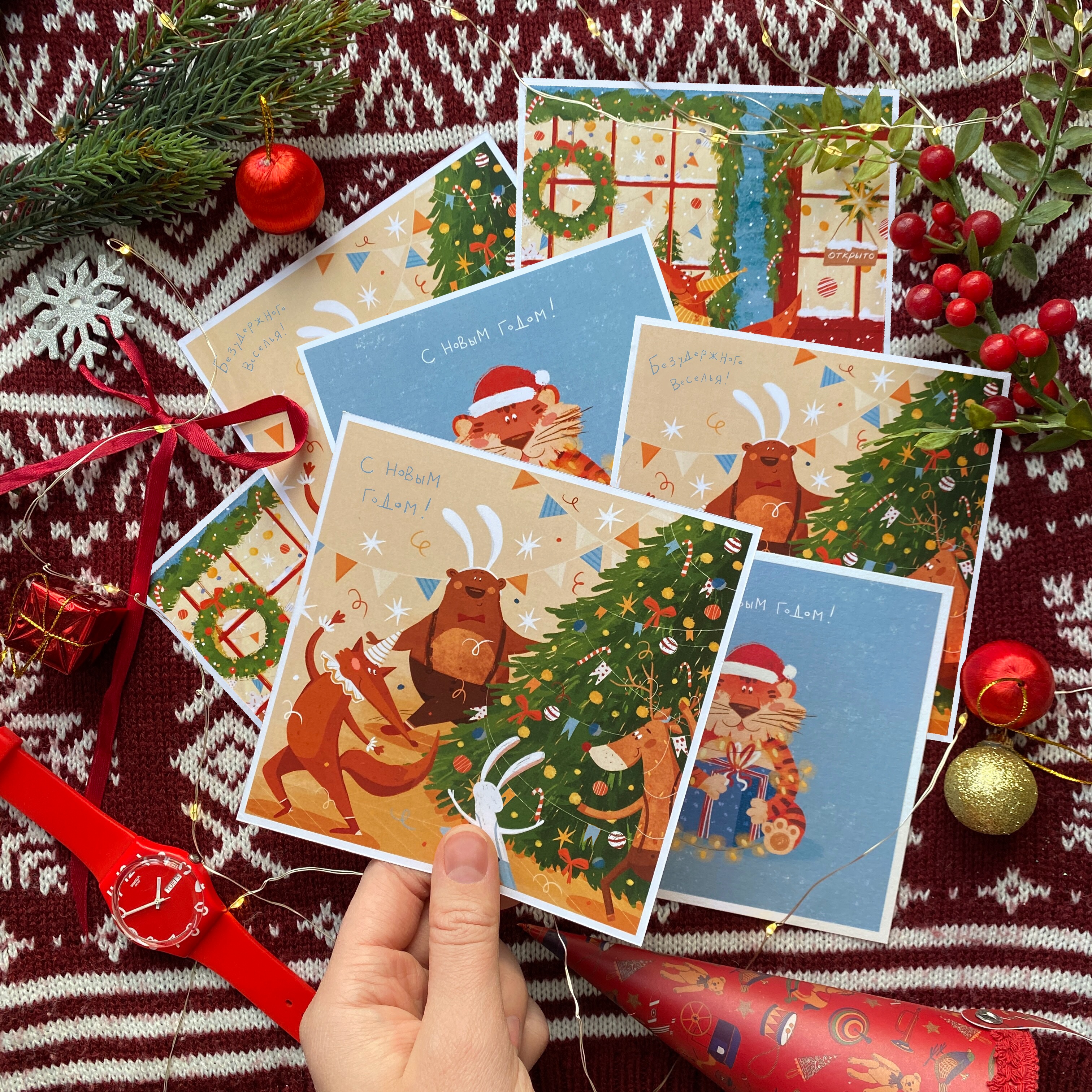 Christmas postcards — Изображение №10 — Иллюстрация на Dprofile