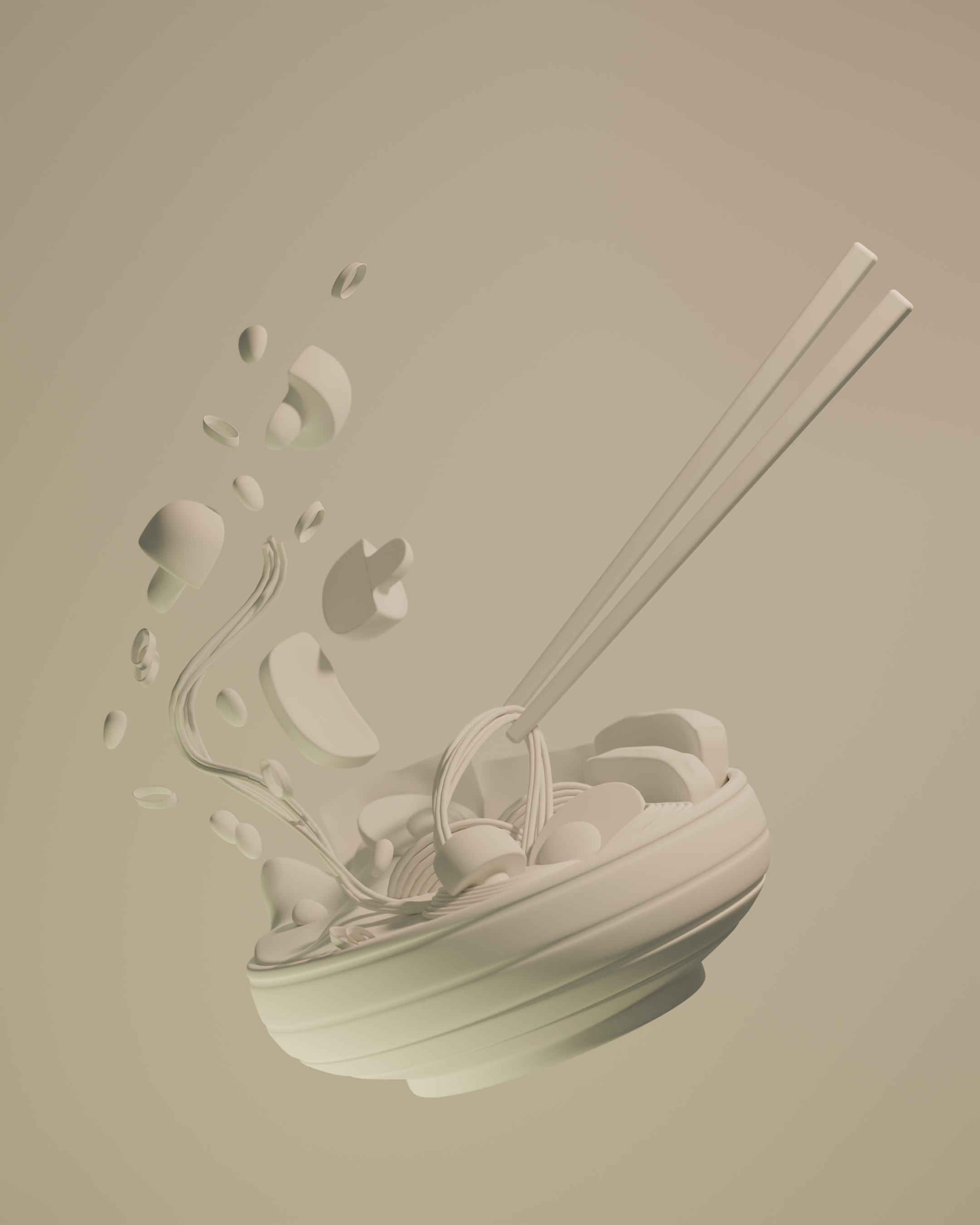 Well because I always eat ramen — Изображение №5 — Иллюстрация, 3D на Dprofile