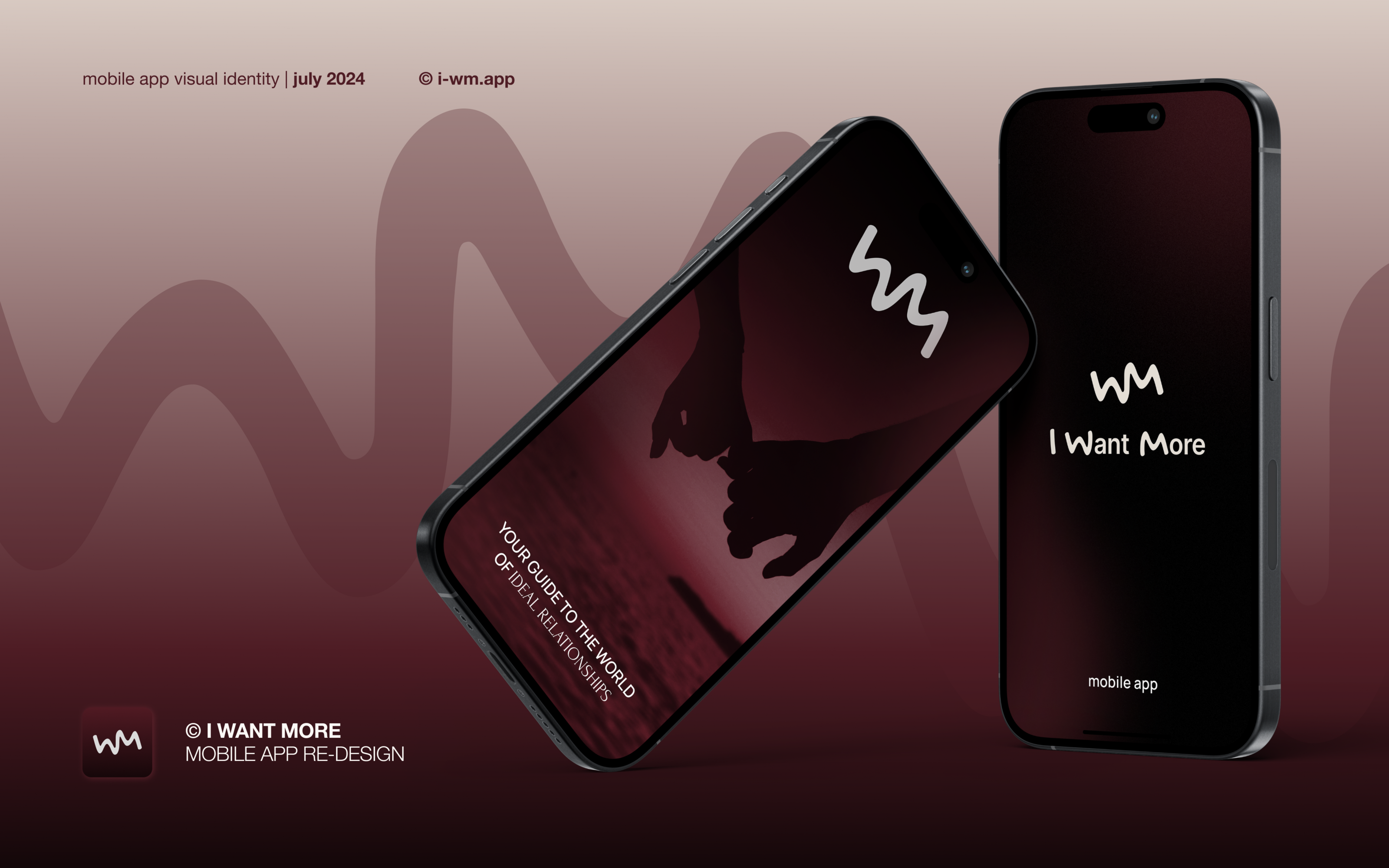 I Want More© — mobile app re-design, 2024 — Изображение №1 — Интерфейсы, Брендинг на Dprofile