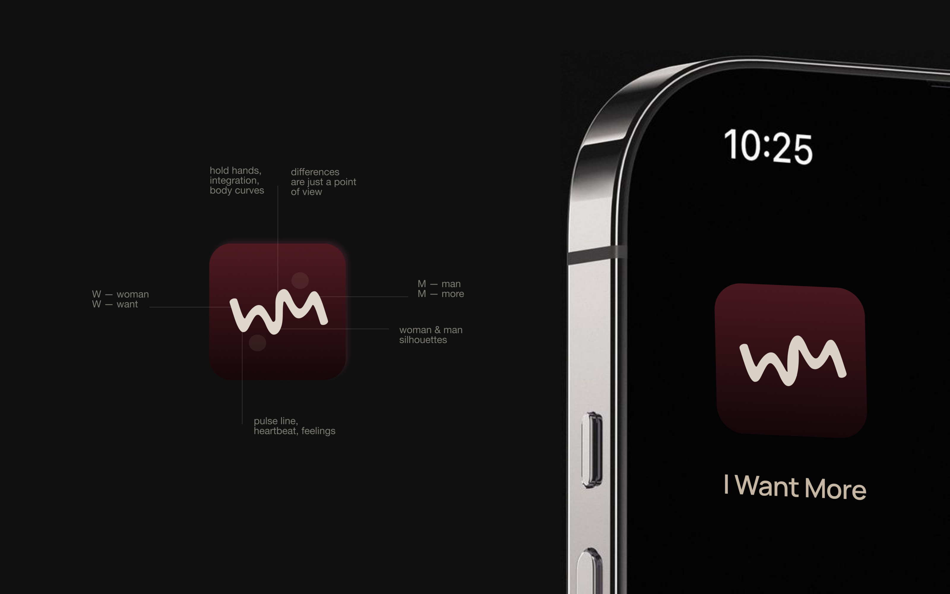 I Want More© — mobile app re-design, 2024 — Изображение №5 — Интерфейсы, Брендинг на Dprofile