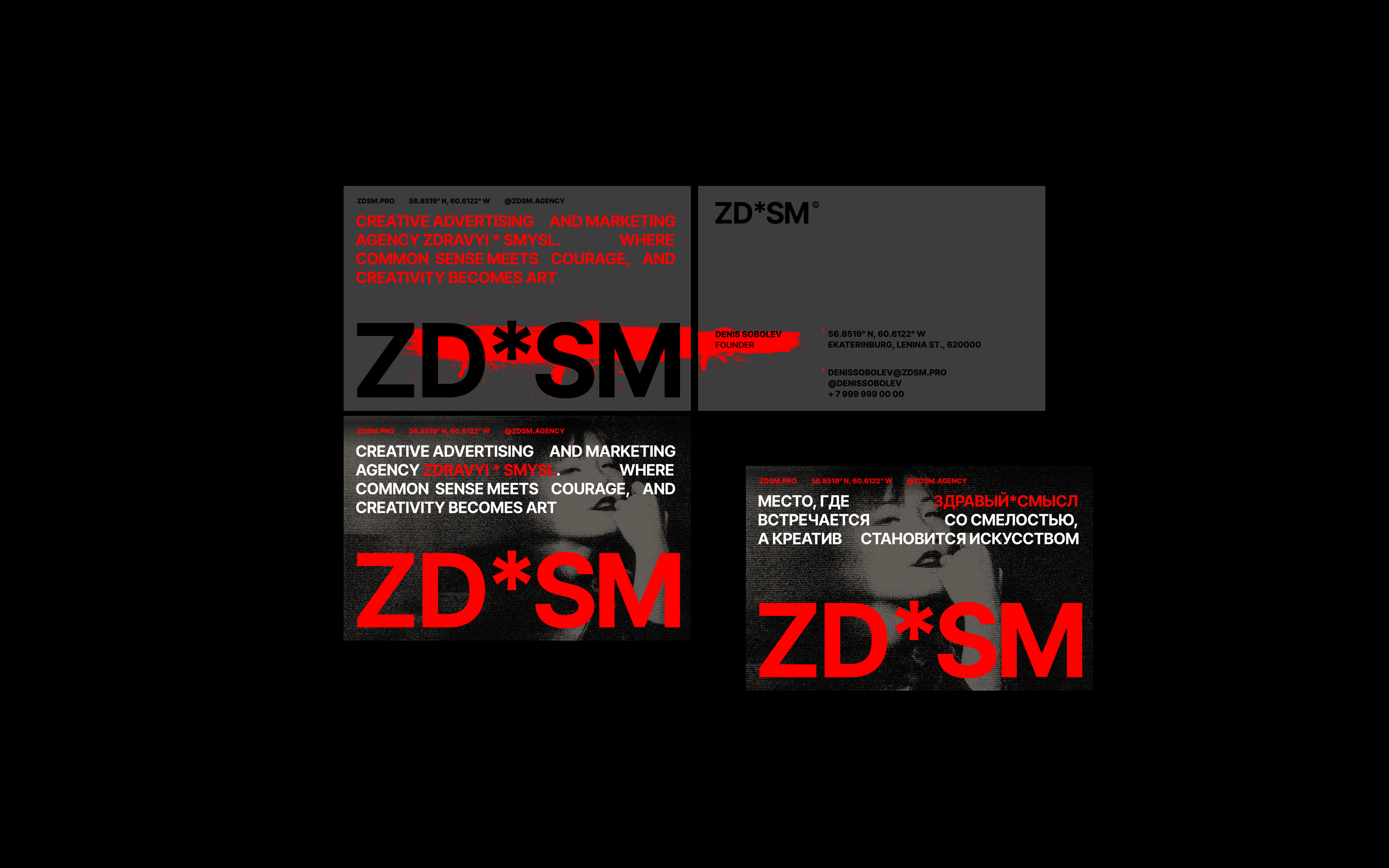 SD*SM/ ZDRAVYI SMYSL© — creative advertising agency — Изображение №11 — Брендинг на Dprofile