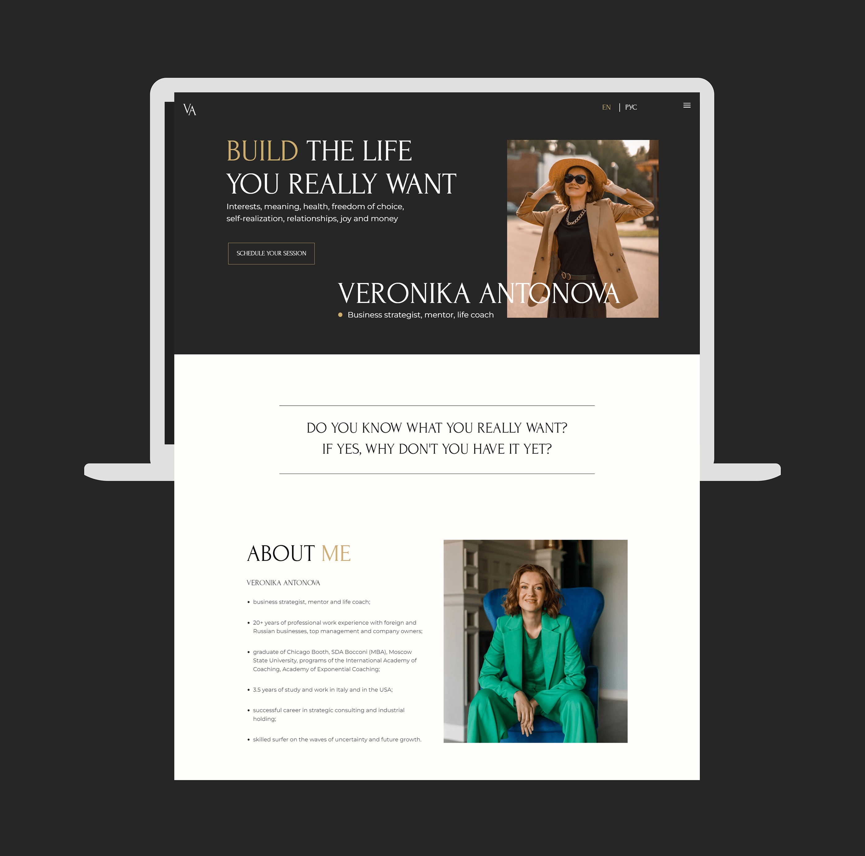 Сайт-визитка — Изображение №1 — Брендинг, Интерфейсы на Dprofile