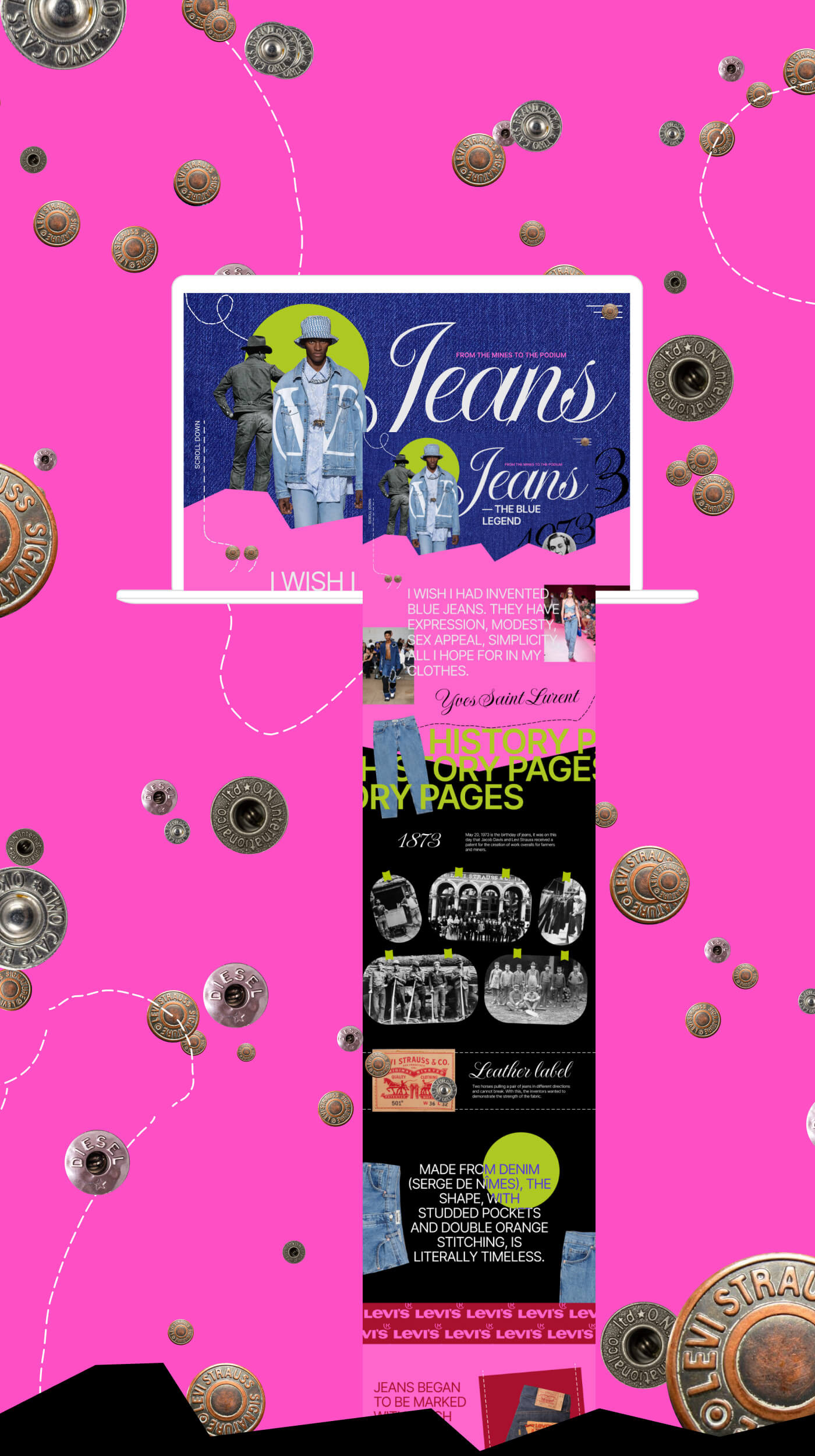 Авторский креативный лендинг — Изображение №3 — Интерфейсы на Dprofile