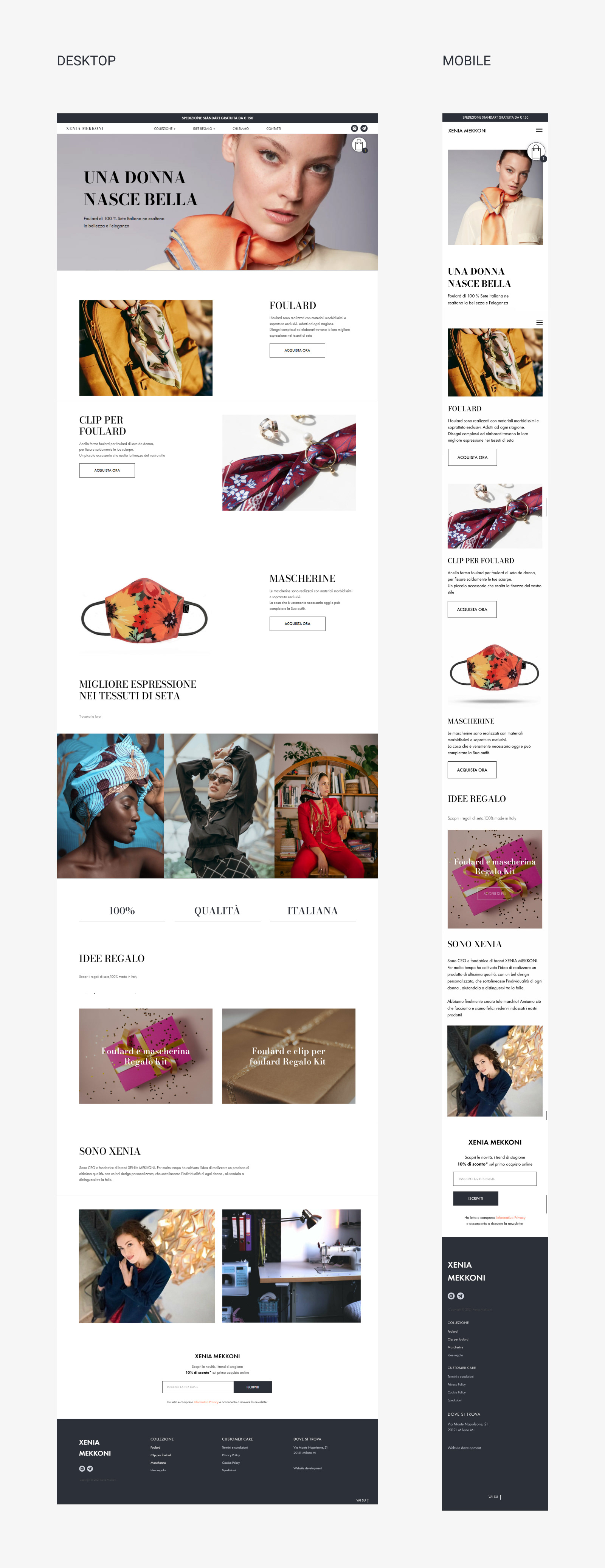 Интернет-магазин для бренда — Изображение №3 — Брендинг, Интерфейсы на Dprofile