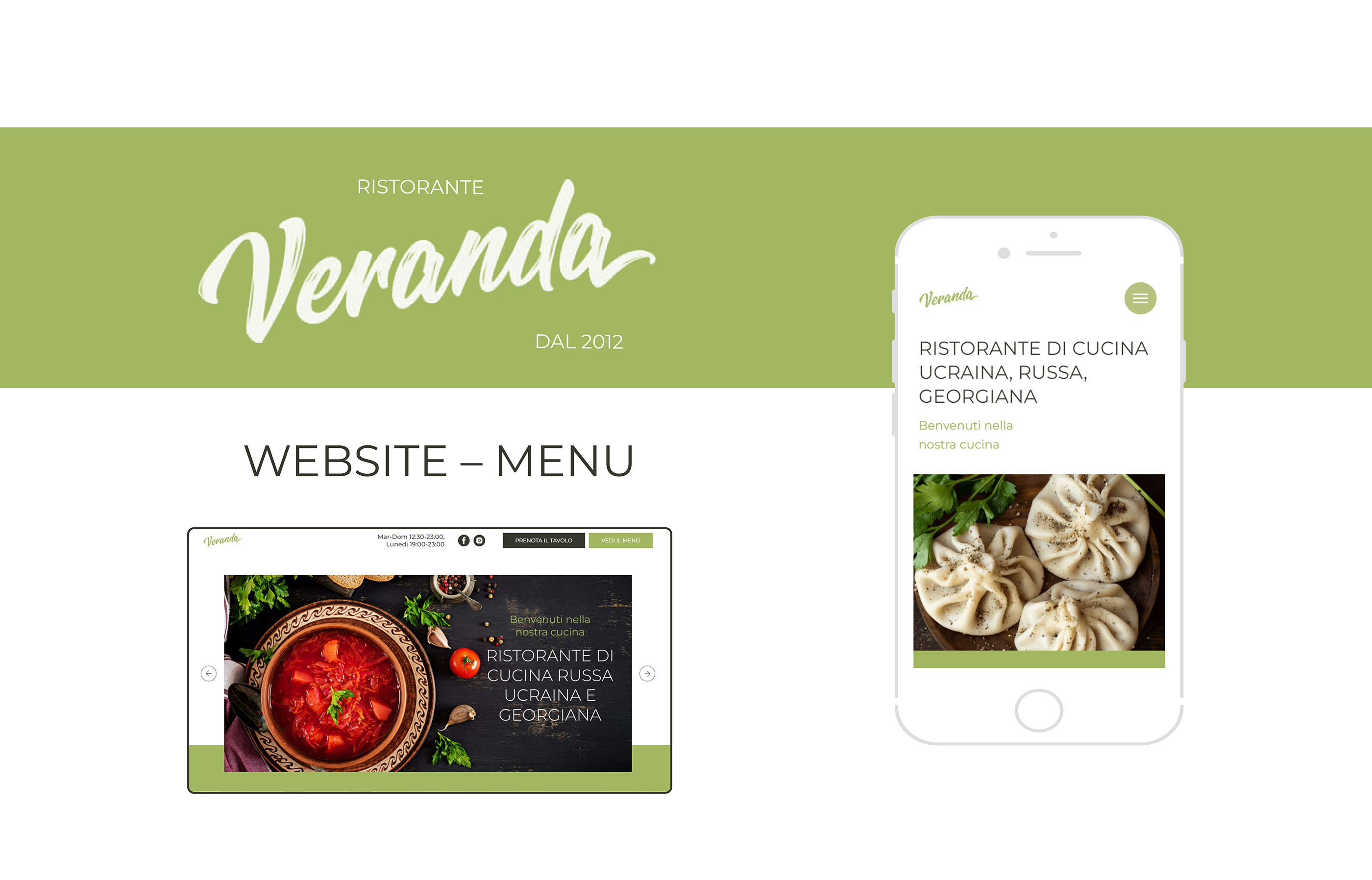 Сайт-меню для ресторана — Изображение №1 — Брендинг, Интерфейсы на Dprofile