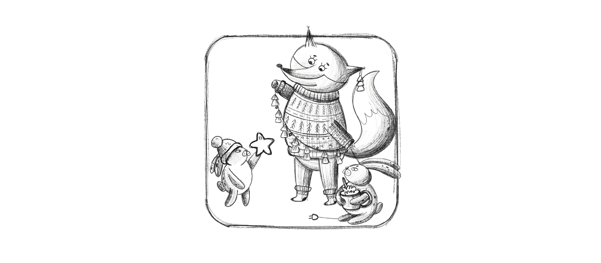 Новогодние открытки — Изображение №3 — Иллюстрация на Dprofile