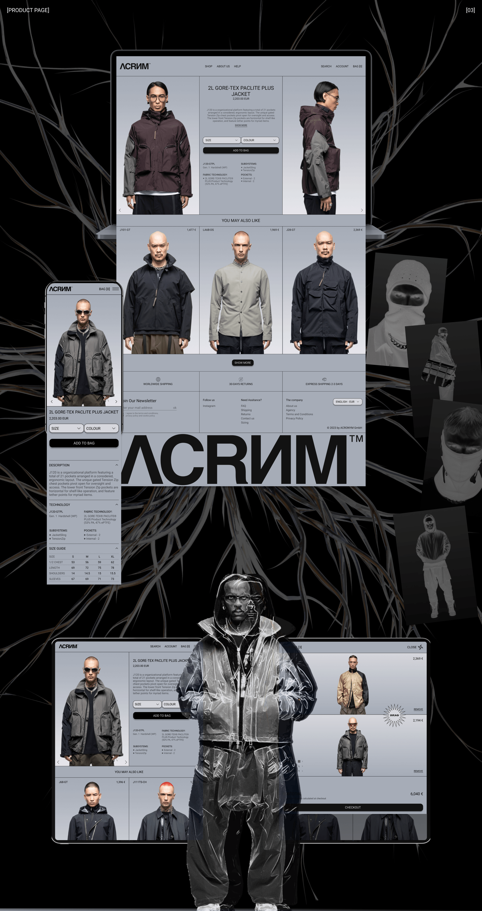 [ACRNM] / E-commerce website — Изображение №7 — Интерфейсы, Графика на Dprofile