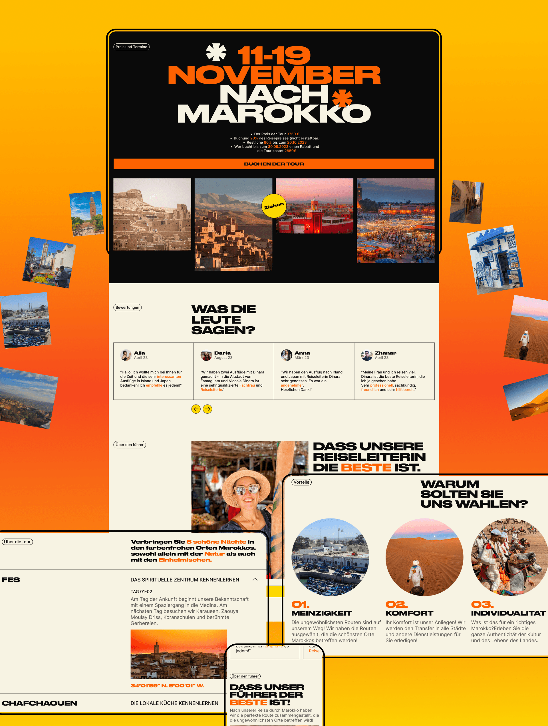 KULTUR SCHATZE / Landing page — Изображение №5 — Иллюстрация, Графика на Dprofile