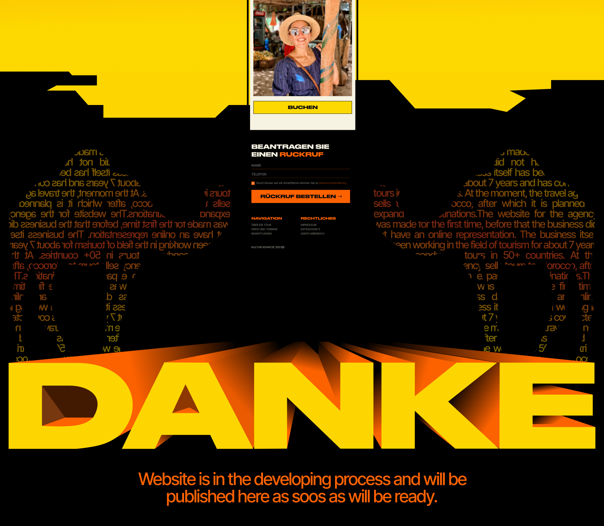 KULTUR SCHATZE / Landing page — Изображение №6 — Иллюстрация, Графика на Dprofile