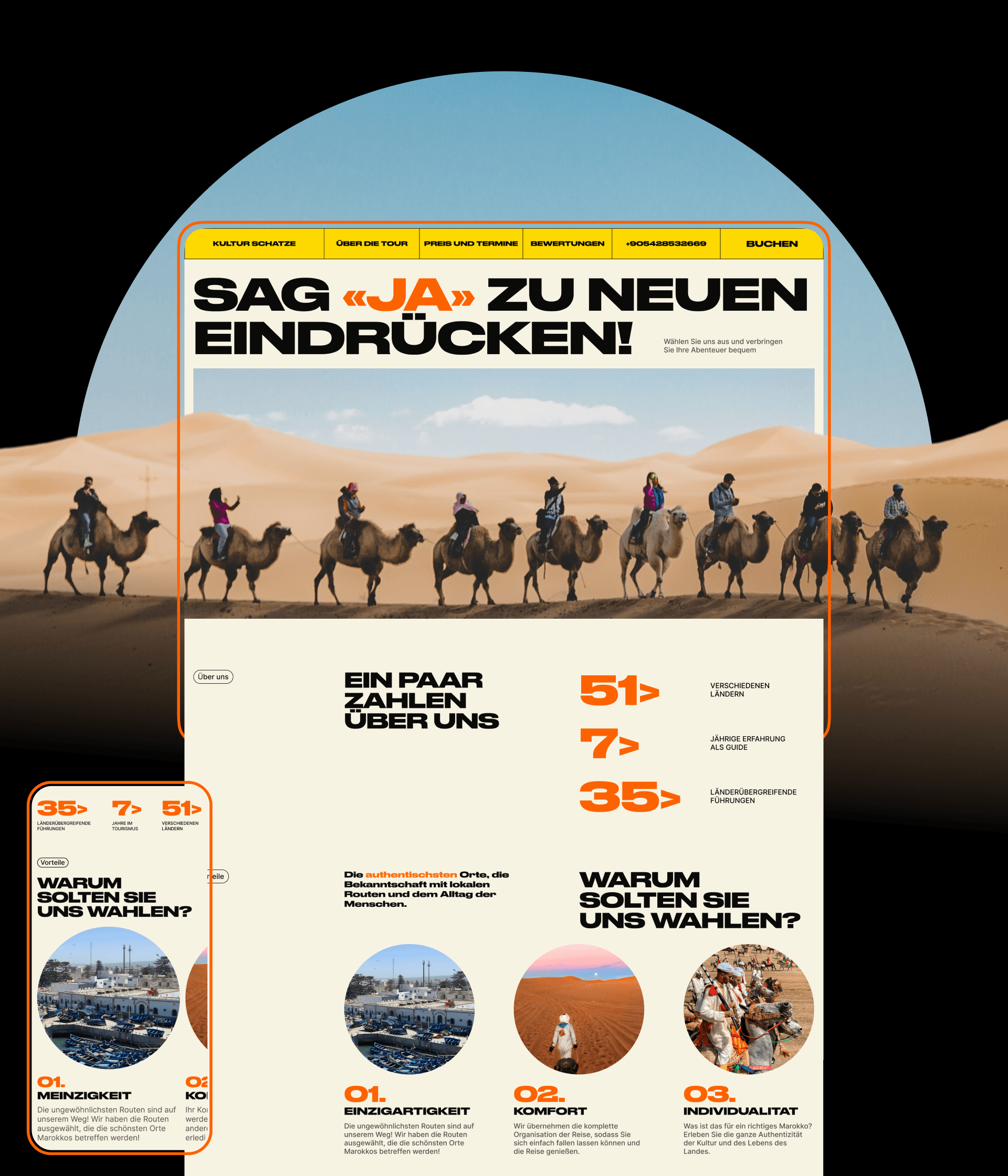 KULTUR SCHATZE / Landing page — Изображение №2 — Иллюстрация, Графика на Dprofile