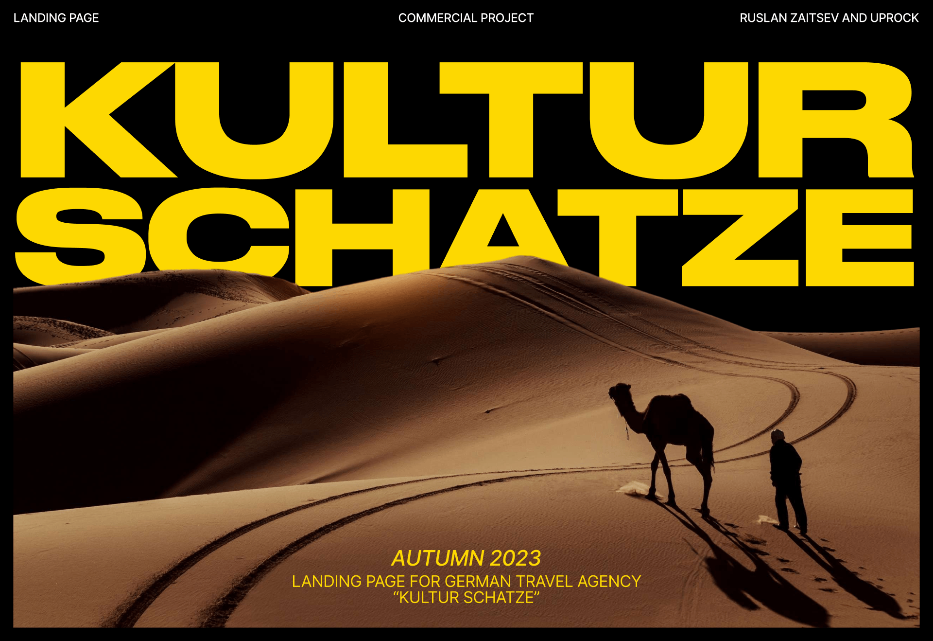 KULTUR SCHATZE / Landing page — Изображение №1 — Иллюстрация, Графика на Dprofile