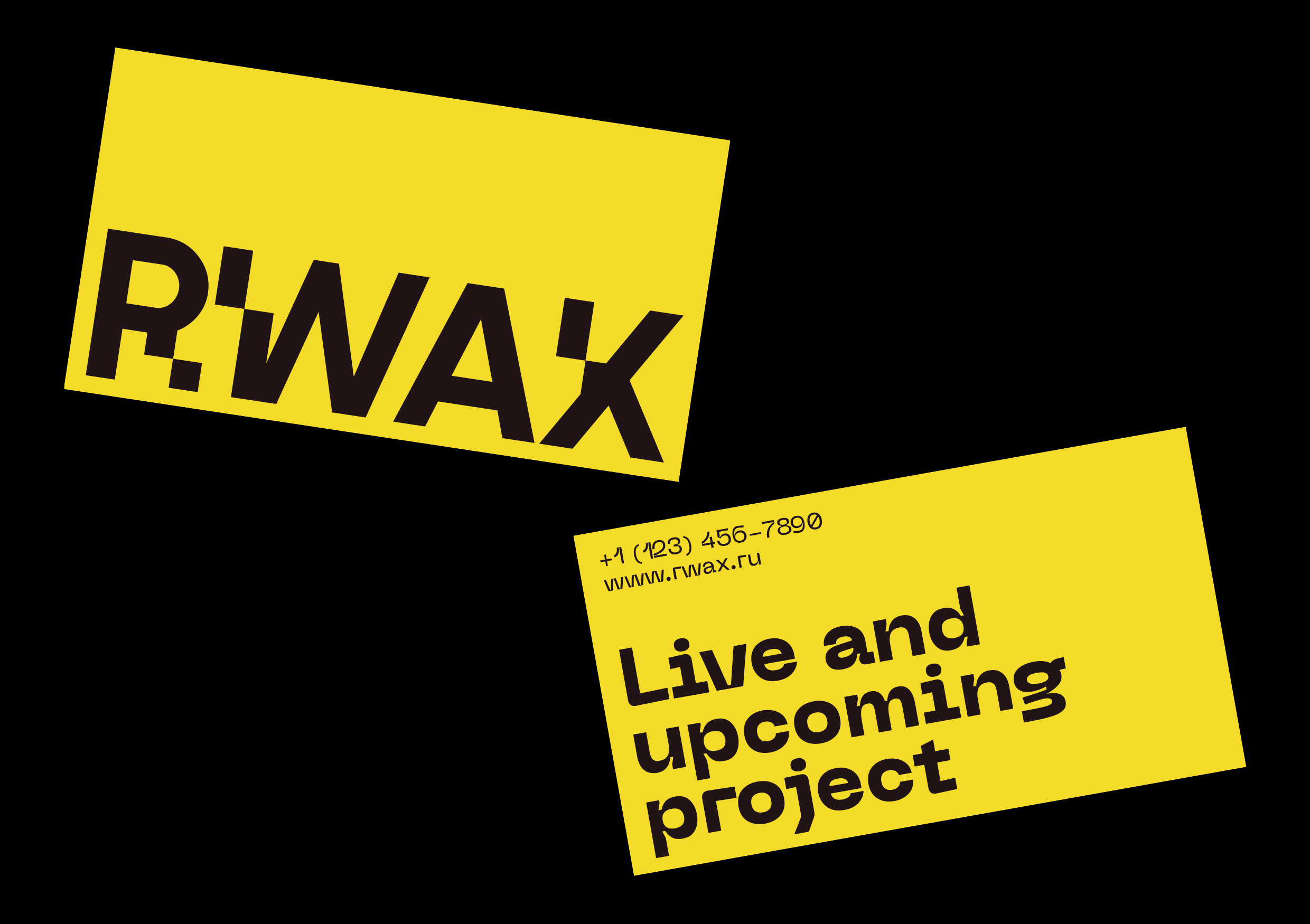 Rwax logo — Изображение №8 — Интерфейсы, Брендинг на Dprofile