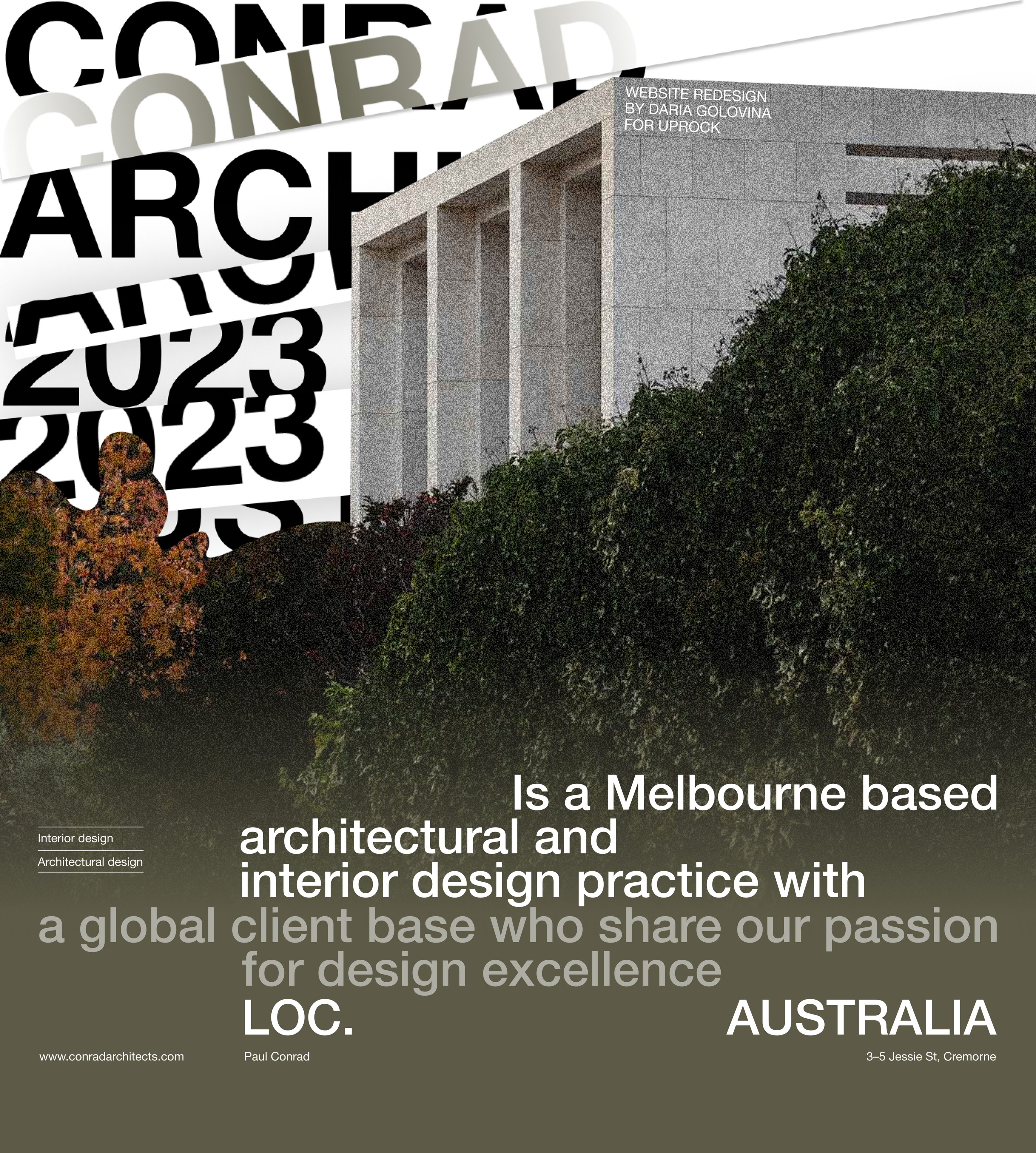 Conrad Architects | corporate redesign — Изображение №1 — Интерфейсы, Брендинг на Dprofile
