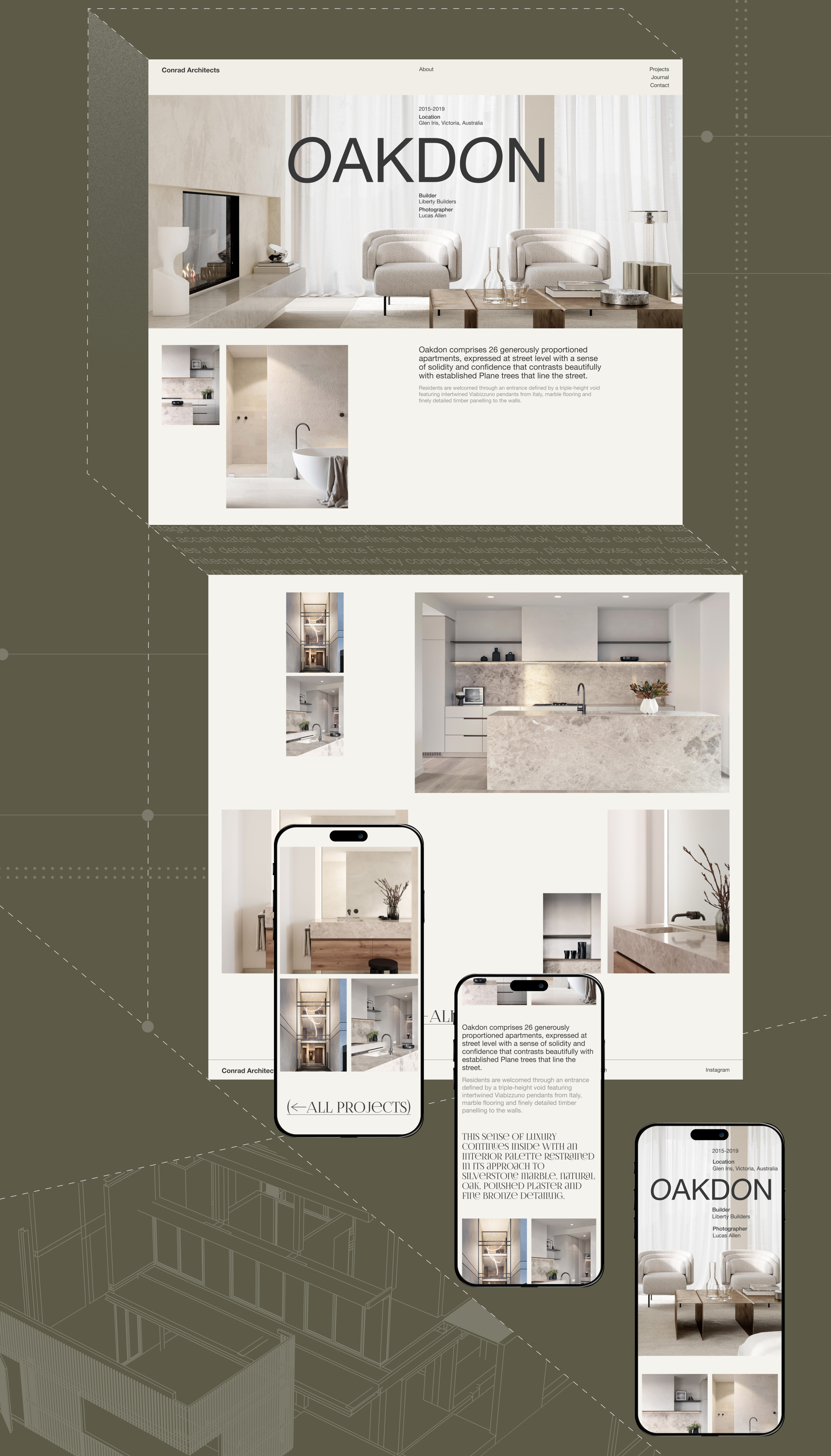 Conrad Architects | corporate redesign — Изображение №4 — Интерфейсы, Брендинг на Dprofile