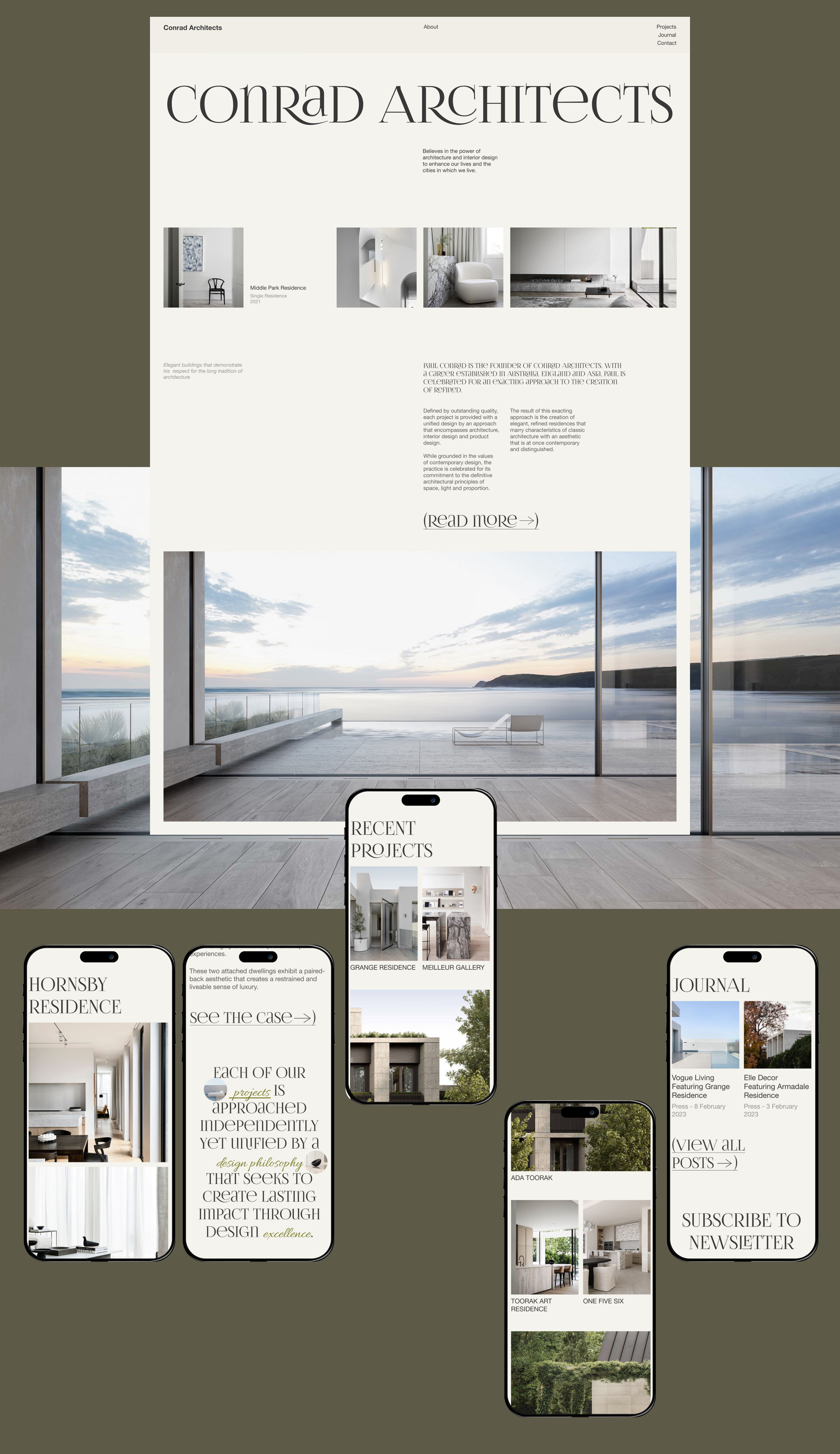 Conrad Architects | corporate redesign — Изображение №2 — Интерфейсы, Брендинг на Dprofile