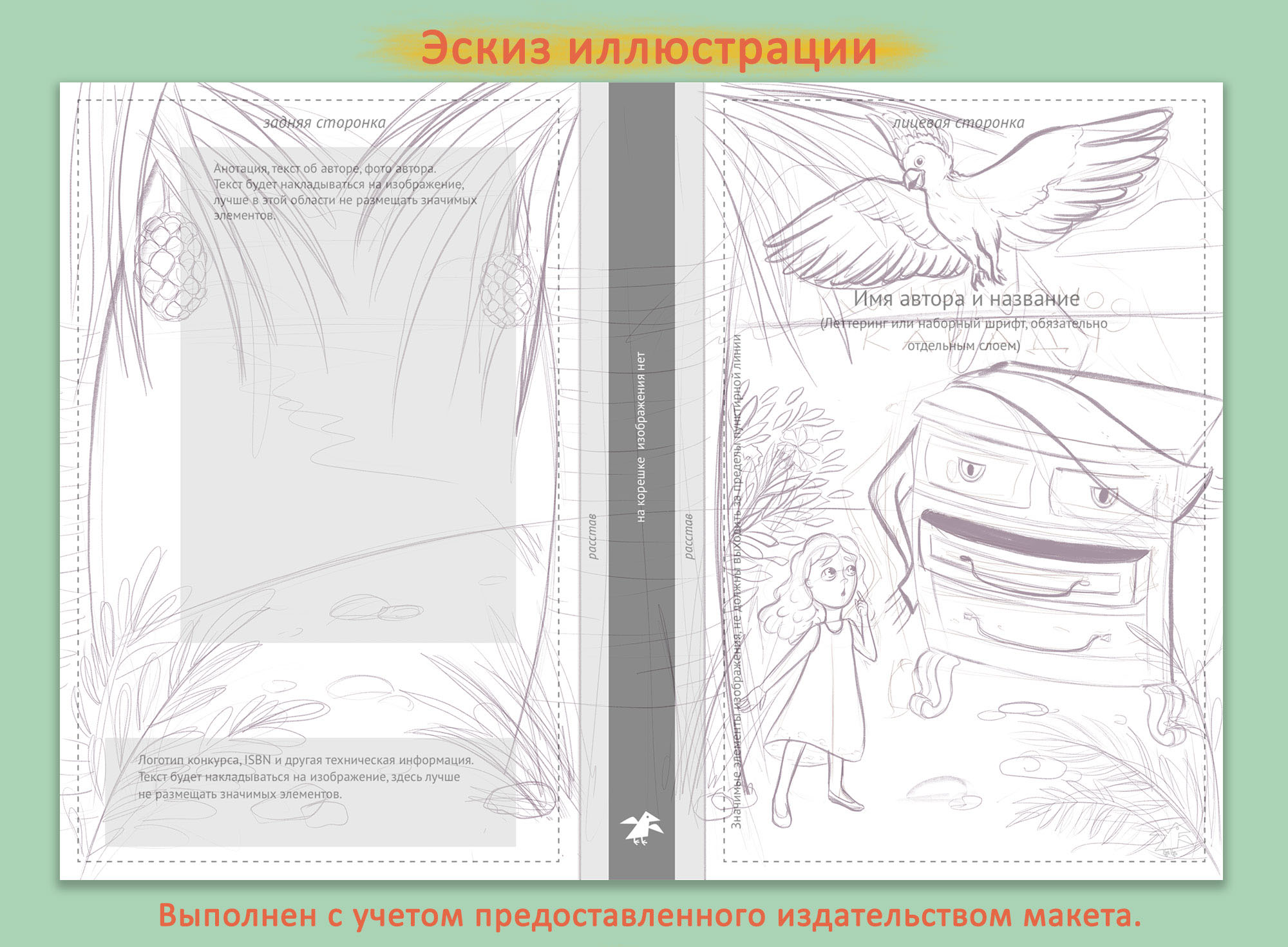 Оформление обложки для детской книги — Изображение №3 — Иллюстрация, Графика на Dprofile