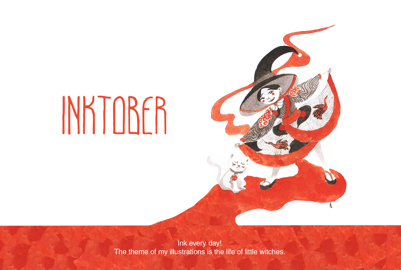 Inktober Серия с ведьмочками — Изображение №1 — Иллюстрация на Dprofile
