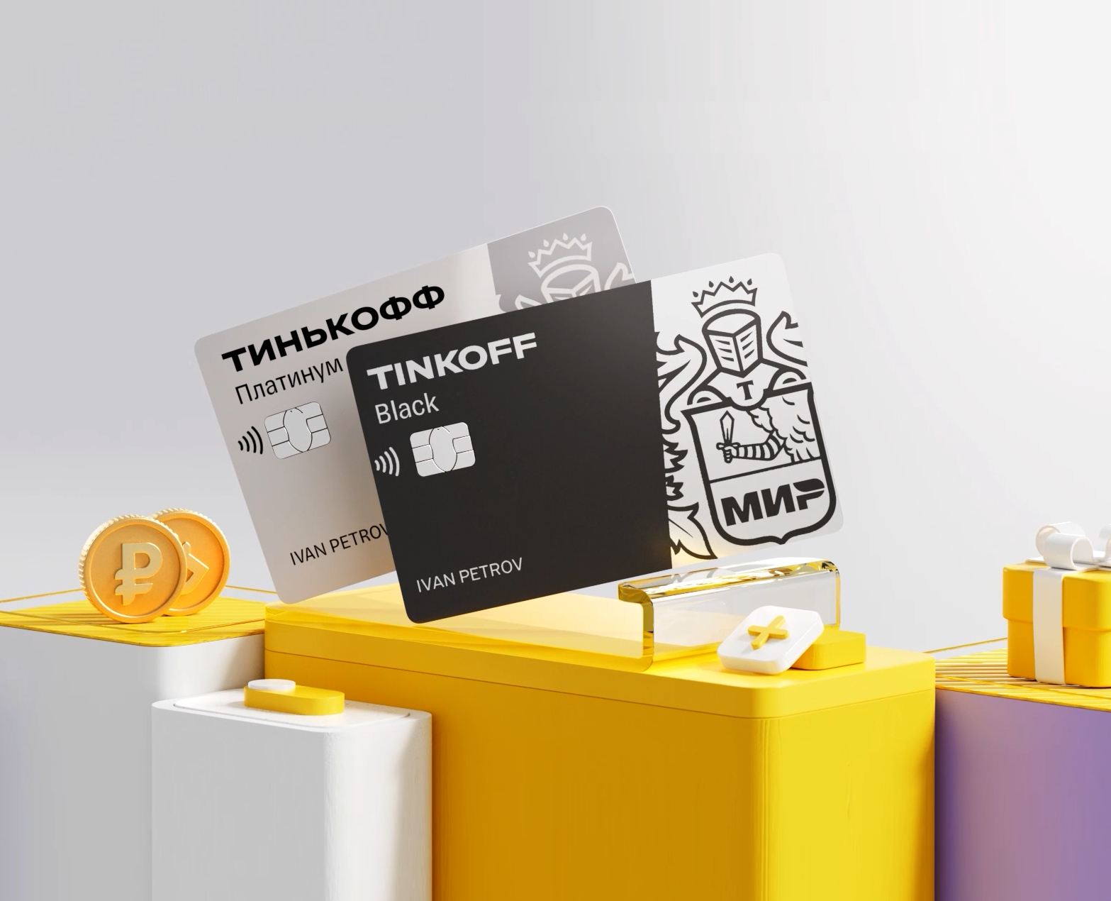 Tinkoff Mobile Defence — 3D, Анимация на Dprofile