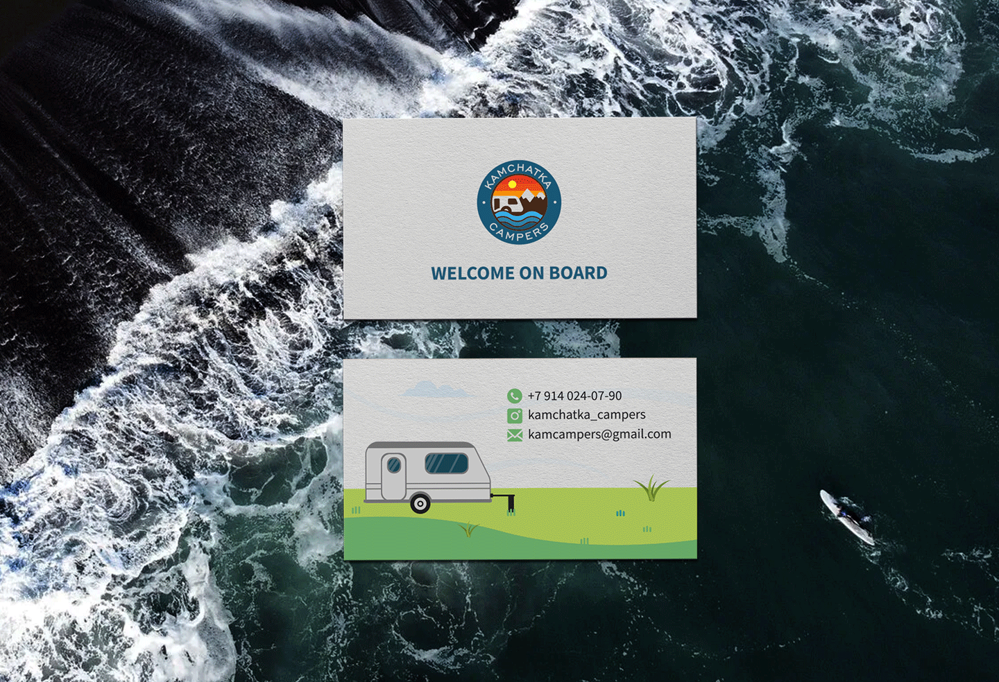 KAMCHATKA CAMPERS — Изображение №7 — Брендинг, Графика на Dprofile