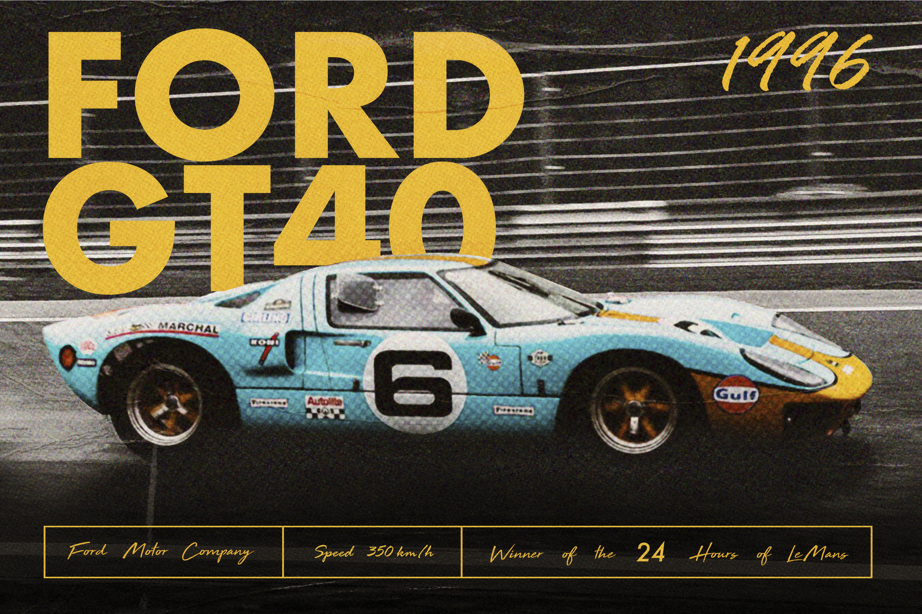 GT40. Brand identity — Изображение №1 — Иллюстрация, 3D на Dprofile