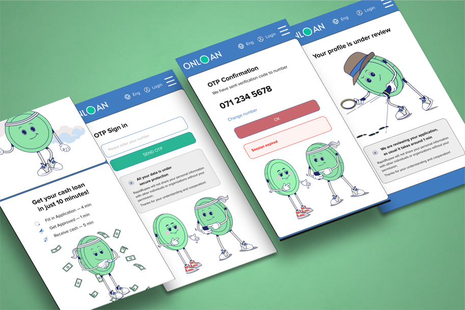 ONLoan microfinance — Изображение №14 — Брендинг, Иллюстрация на Dprofile