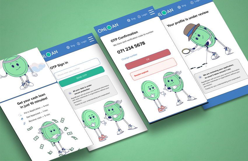 ONLoan microfinance — Изображение №12 — Брендинг, Иллюстрация на Dprofile
