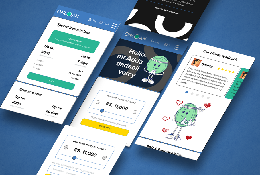 ONLoan microfinance — Изображение №13 — Брендинг, Иллюстрация на Dprofile