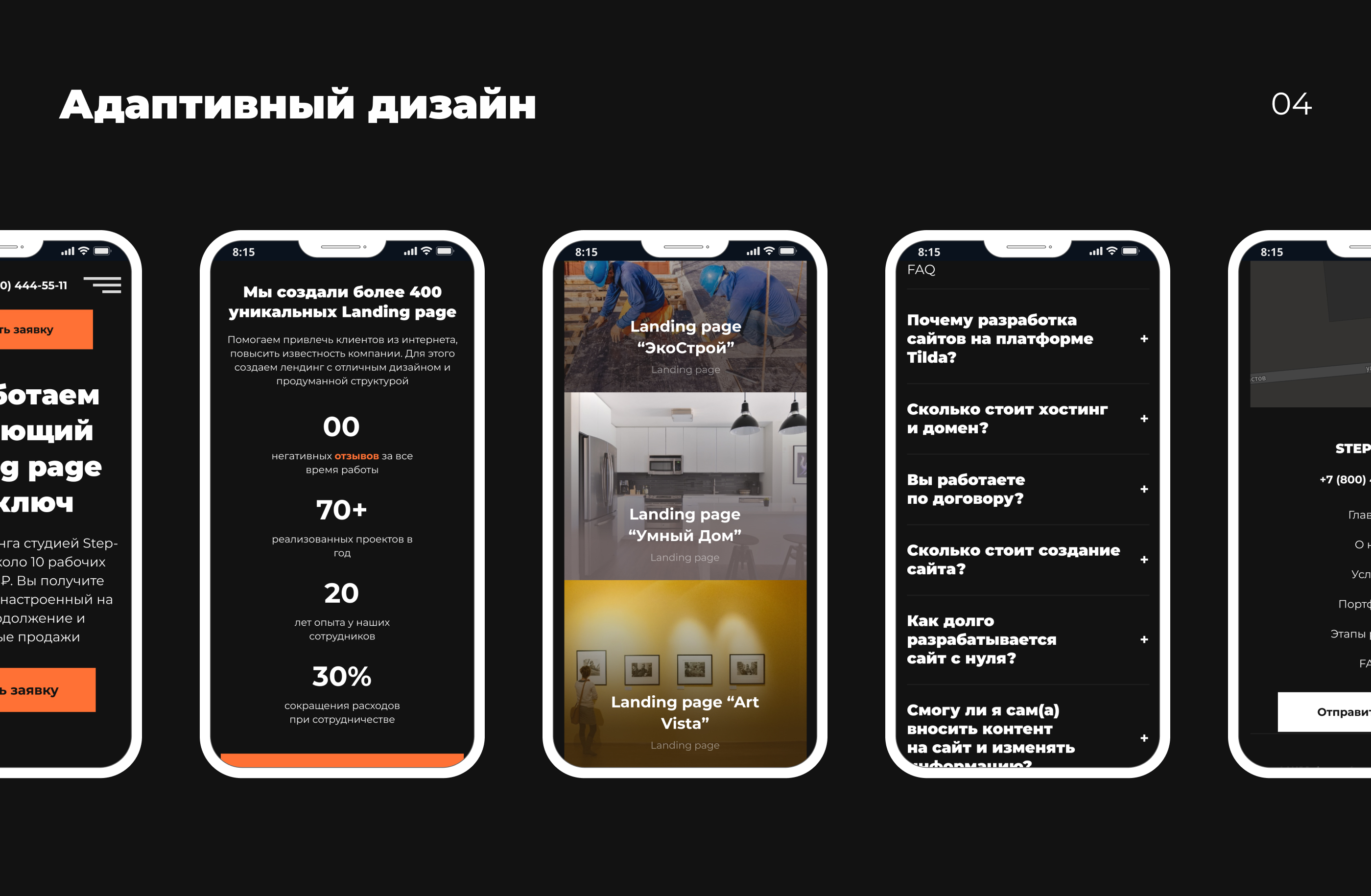 Landing page — Изображение №5 — Интерфейсы, Маркетинг на Dprofile