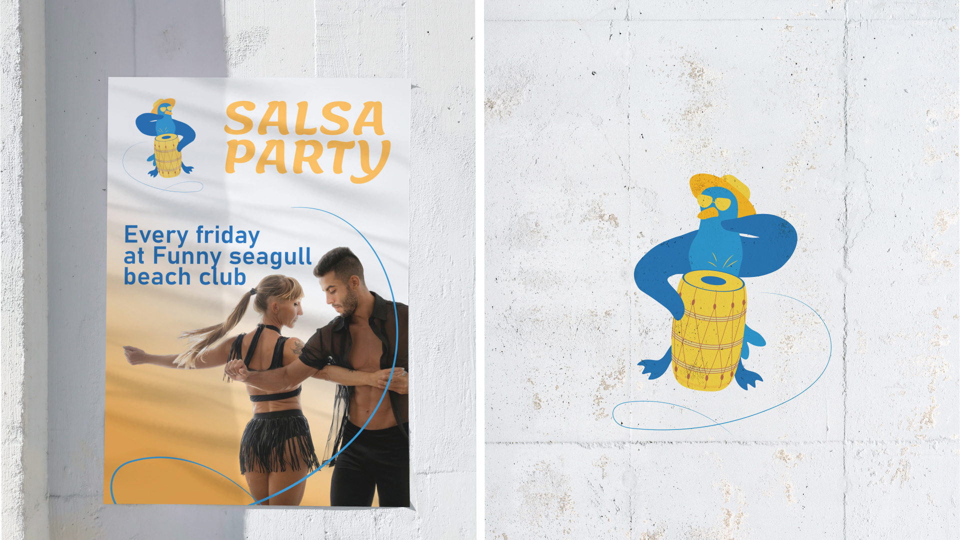 MASCOT AND BRAND IDENTITY FOR BEACH CLUB — Изображение №17 — Брендинг, Иллюстрация на Dprofile