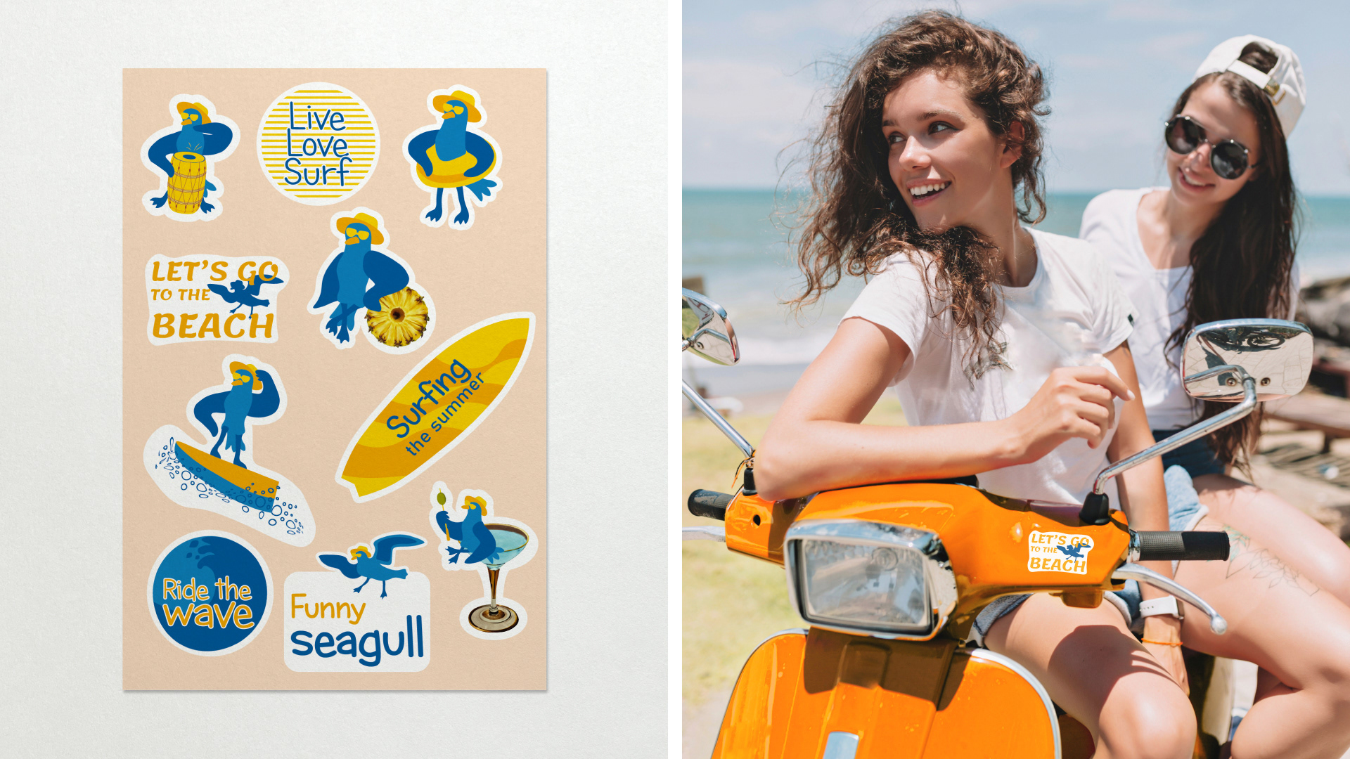 MASCOT AND BRAND IDENTITY FOR BEACH CLUB — Изображение №11 — Брендинг, Иллюстрация на Dprofile